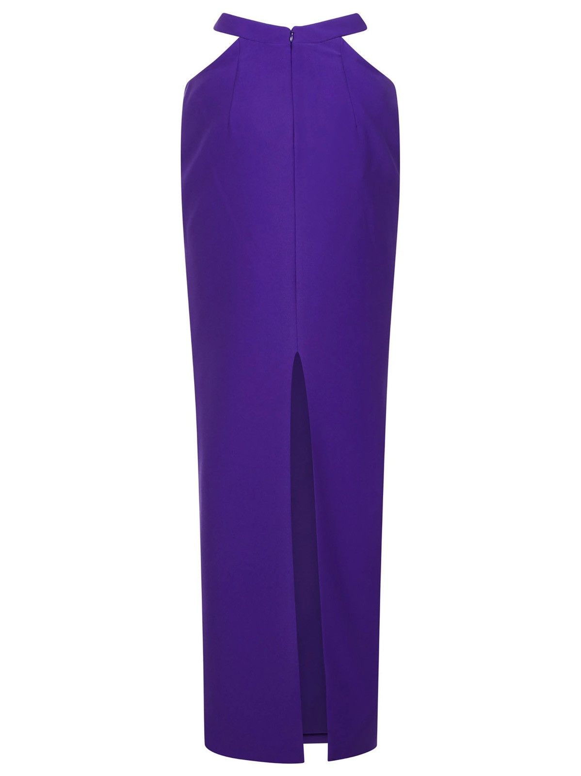 Monot MONOT Cut-out Waist Back Slit Purple Maxi Skirt Size 26" / US 2 / IT 38 - 3 Thumbnail