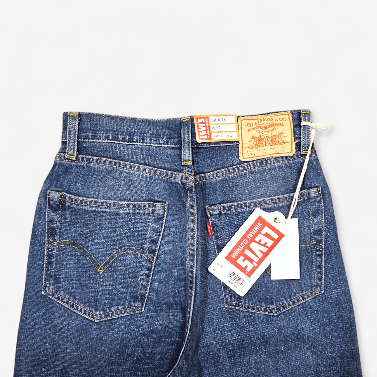 Levi's Vintage Clothing NWT LVC Levi's Vintage Clothing 1950s 701 Selvedge Big E Size 27" / US 4 / IT 40 - 6 Thumbnail