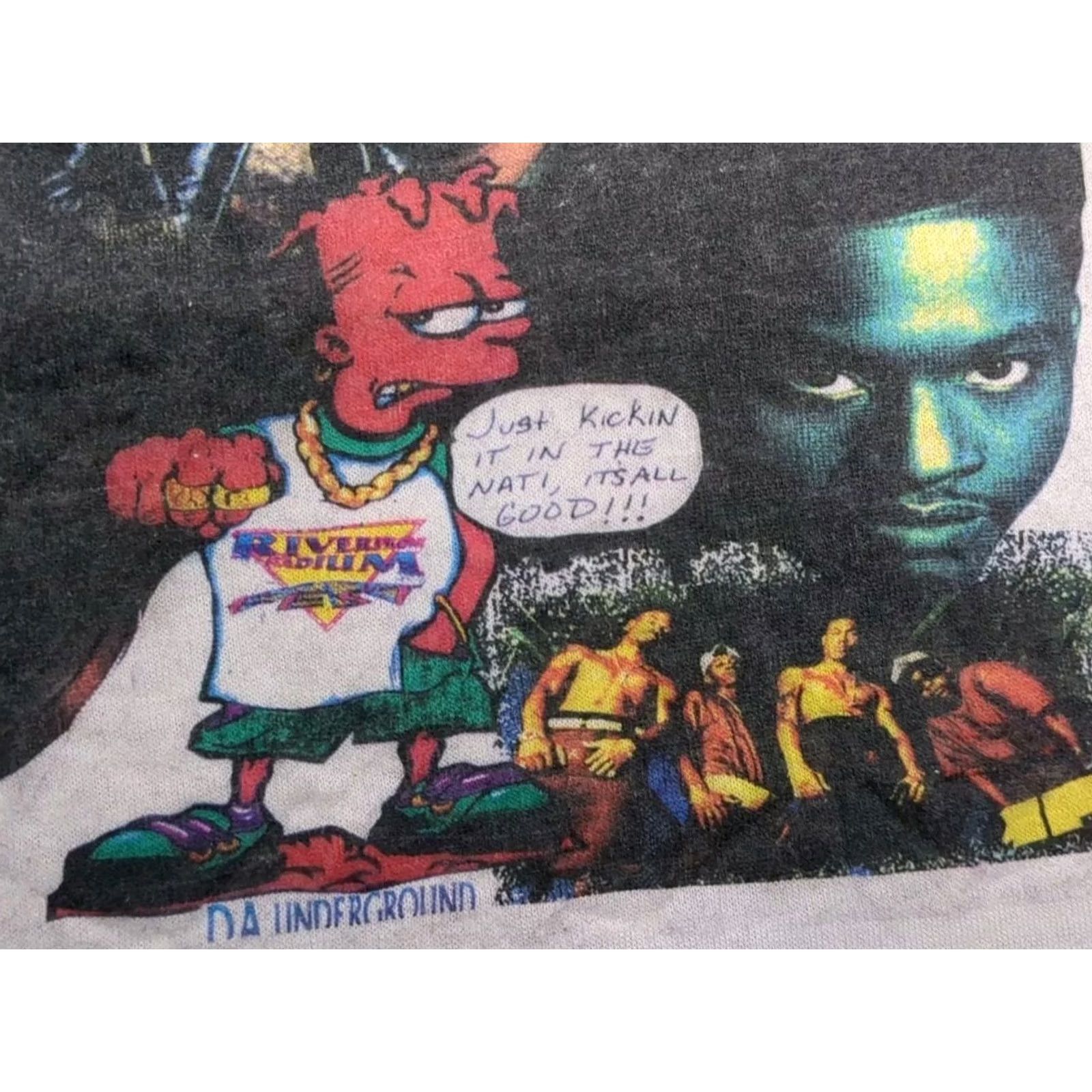 Jerzees VINTAGE Salt & Pepa R. Kelly 1994 USA Cincinnati Single Stitch XL Tee Shirt JERZEES Rap Mens Size US XL / EU 56 / 4 - 5 Thumbnail