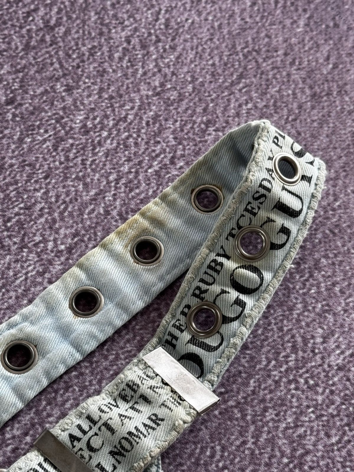 Japanese Brand Y2K Japanese Style Distressed Archive Belt Size ONE SIZE - 6 Thumbnail