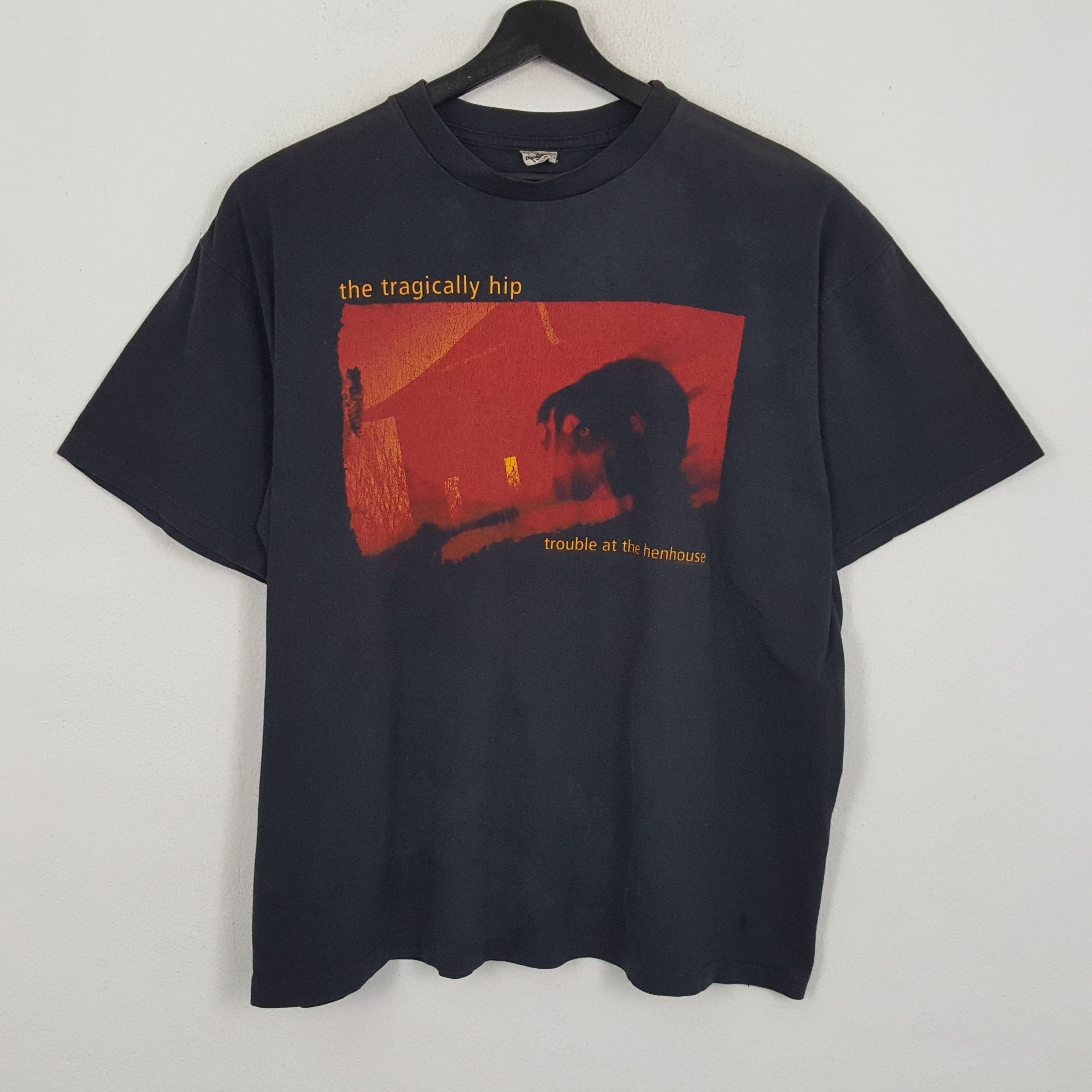 image of Band Tees x Rock Band The Tragically Hip Rock Band Music Vintage Tshirt in Black, Men's (Size 2XL)
