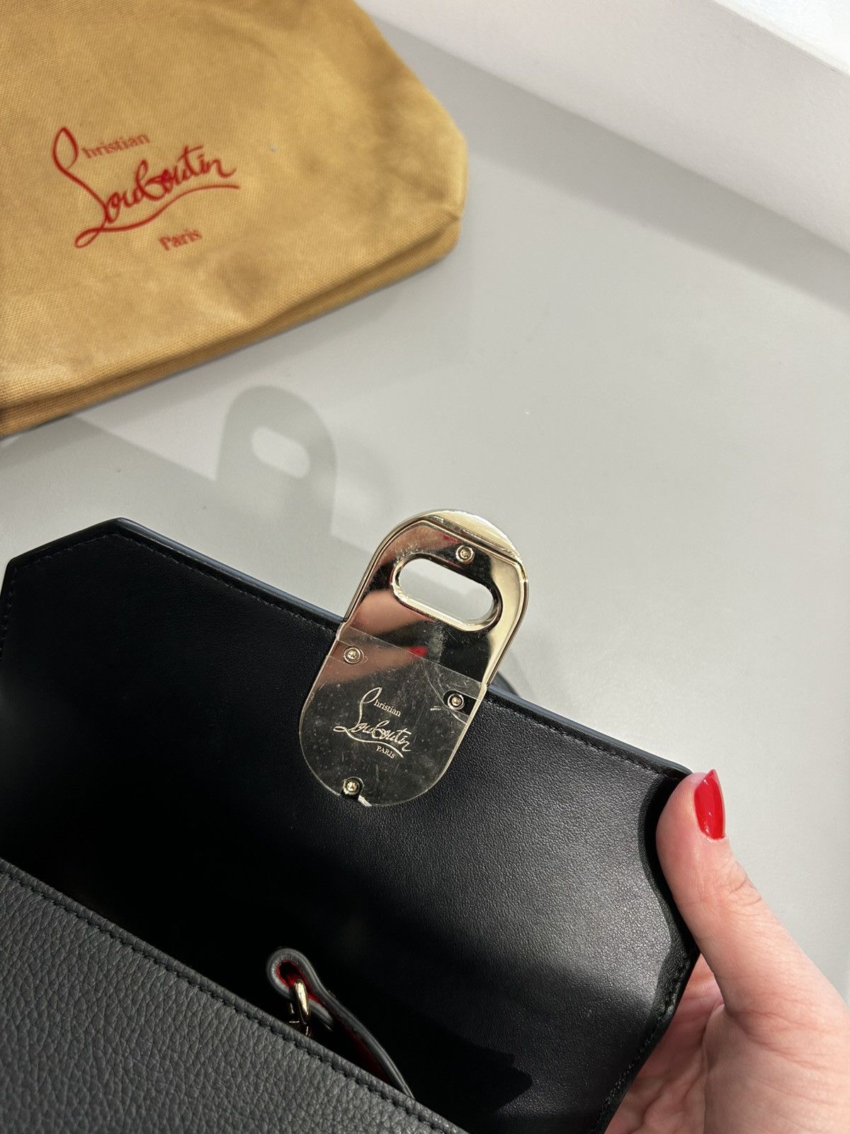 Christian Louboutin Christian Louboutin Elisa Top Handle Bag Size ONE SIZE - 8 Thumbnail