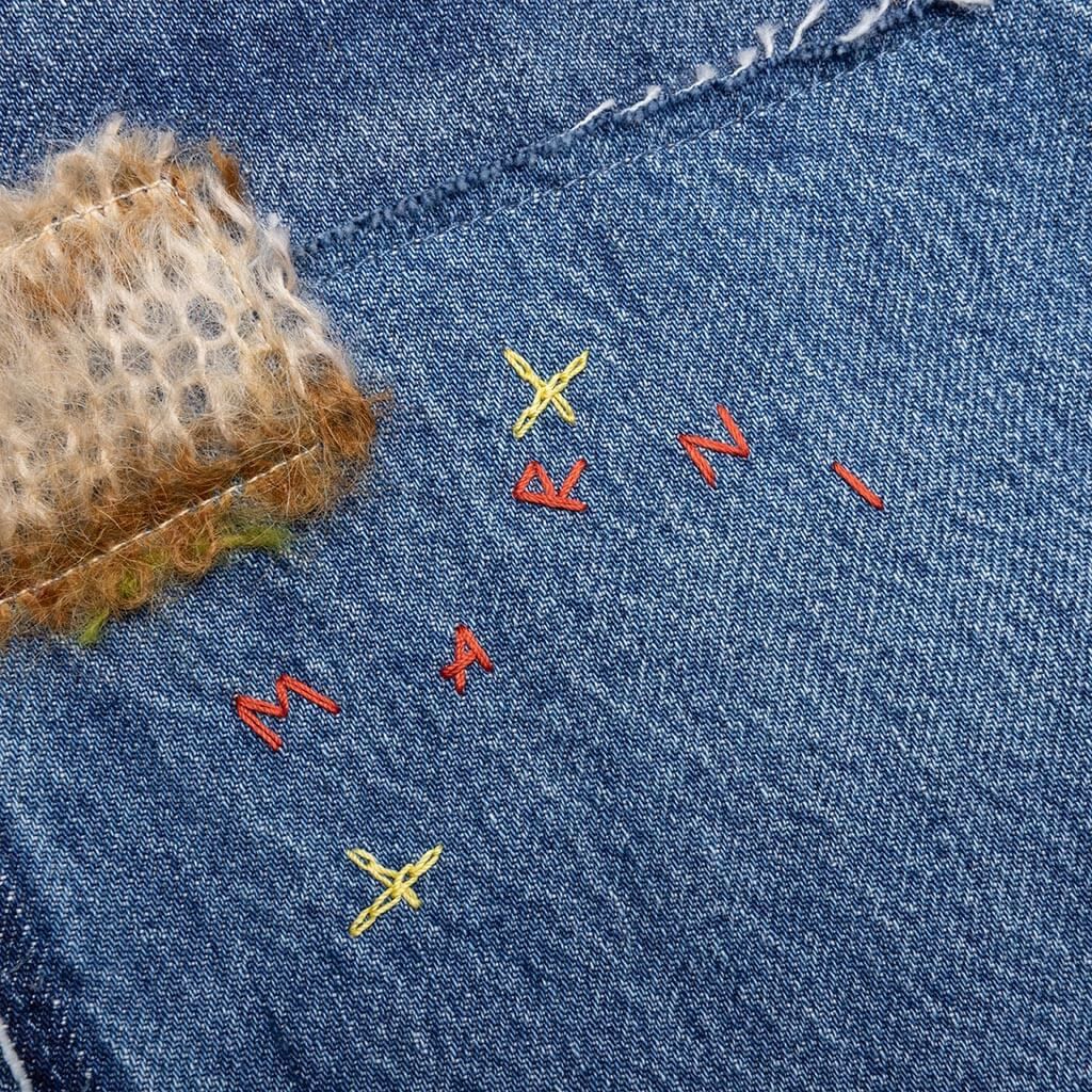 Marni Marni Jeans With Mohair Patches - Iris Blue Size US 34 / EU 50 - 7 Thumbnail