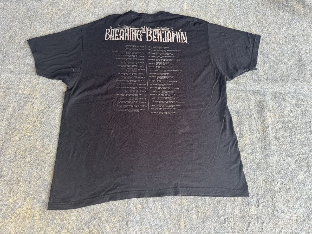 Band Tees Breaking benjamin 2019 Tour shirt Size US XL / EU 56 / 4 - 3 Thumbnail