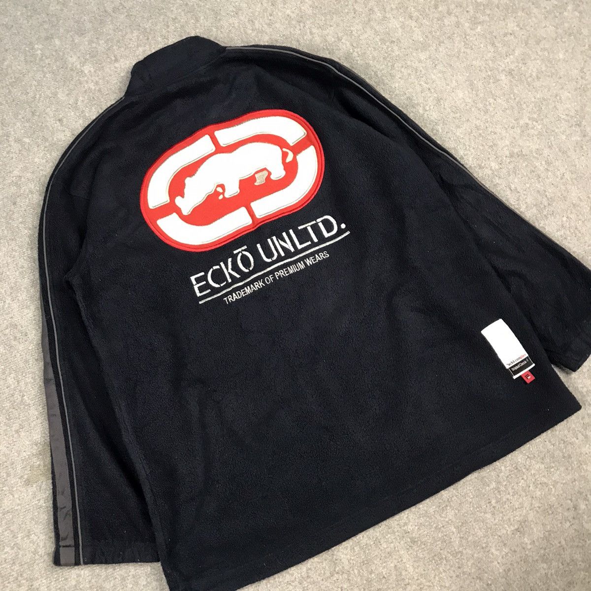 Ecko Unltd. × Japanese Brand ECKO UNLTD BIG DESIGN FLEECE ZIPPER JACKET Size US M / EU 48-50 / 2 - 8 Thumbnail