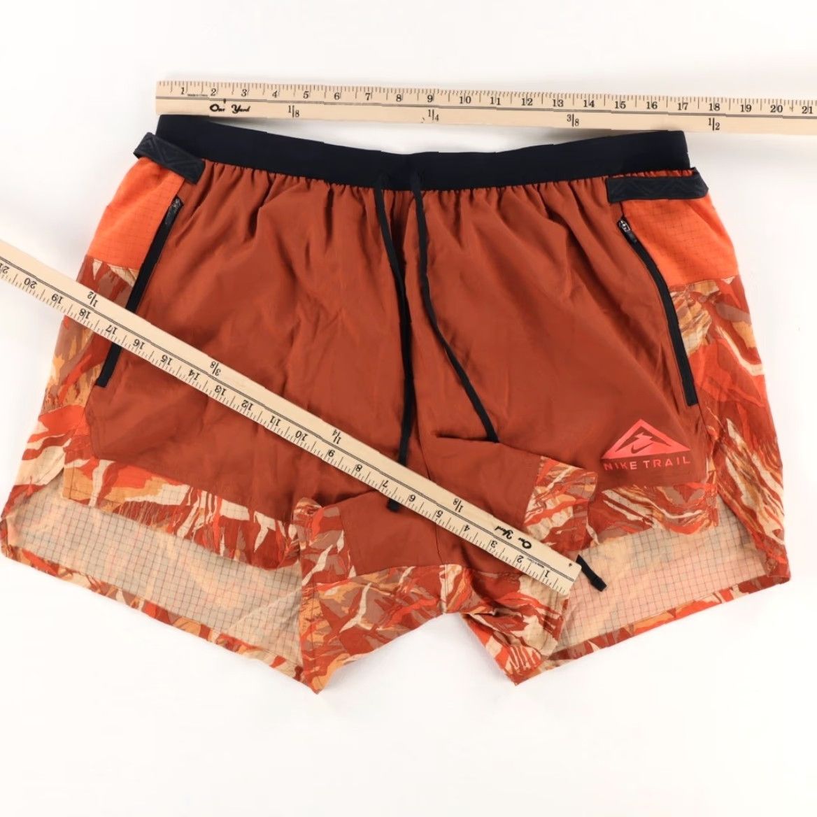 Nike Nike High Stretch Trail Flex Stride Shorts Red Men 2XL Size US 39 - 3 Thumbnail