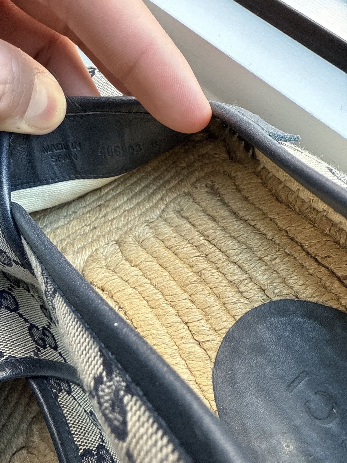 Gucci Gucci Monogram Canvas Espadrilles Size US 8.5 / EU 41-42 - 10 Thumbnail
