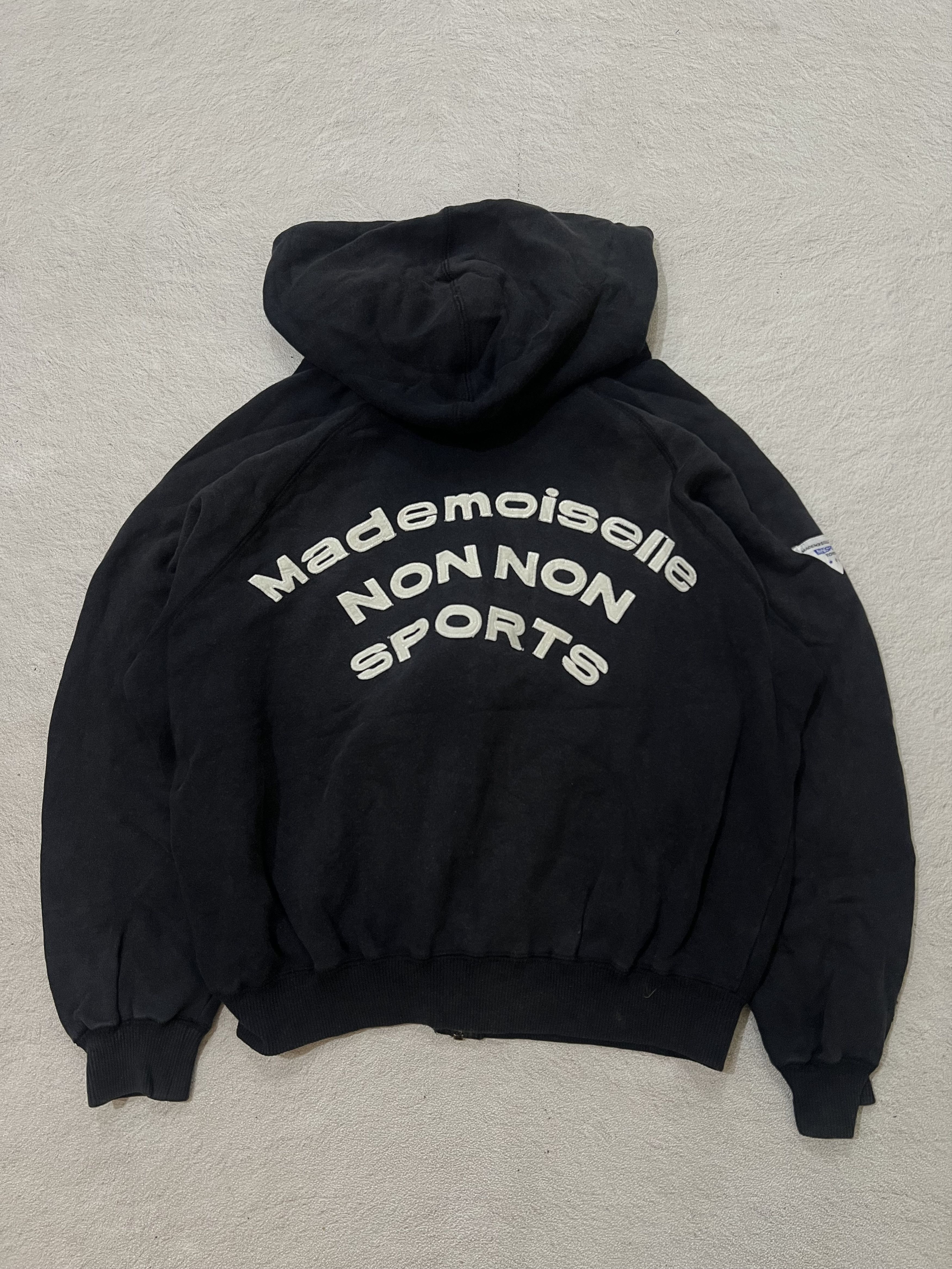 Mademoiselle Non Non 2000s Japanese Issey Miyake Sports Zip Hoddie y2k Lgb Ifsix Size US L / EU 52-54 / 3 - 1 Thumbnail