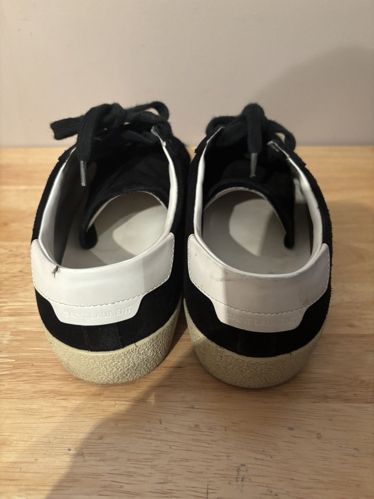 Saint Laurent Paris Saint Laurent low top suede sneakers Size US 7 / EU 40 - 4 Thumbnail