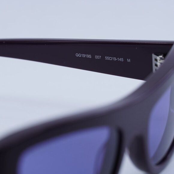 Gucci 🕶️ New Gucci GG1919S 007 Plum/Violet Sunglasses Size ONE SIZE - 7 Thumbnail