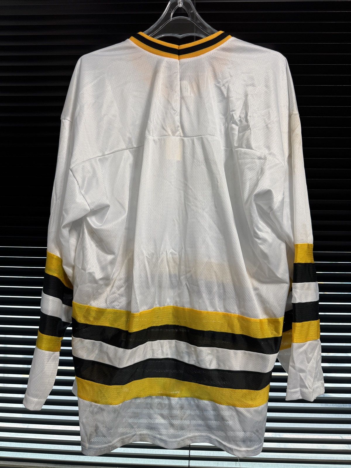 Vintage Vintage 90s Nervous Records Hockey Jersey Size US XL / EU 56 / 4 - 2 Thumbnail