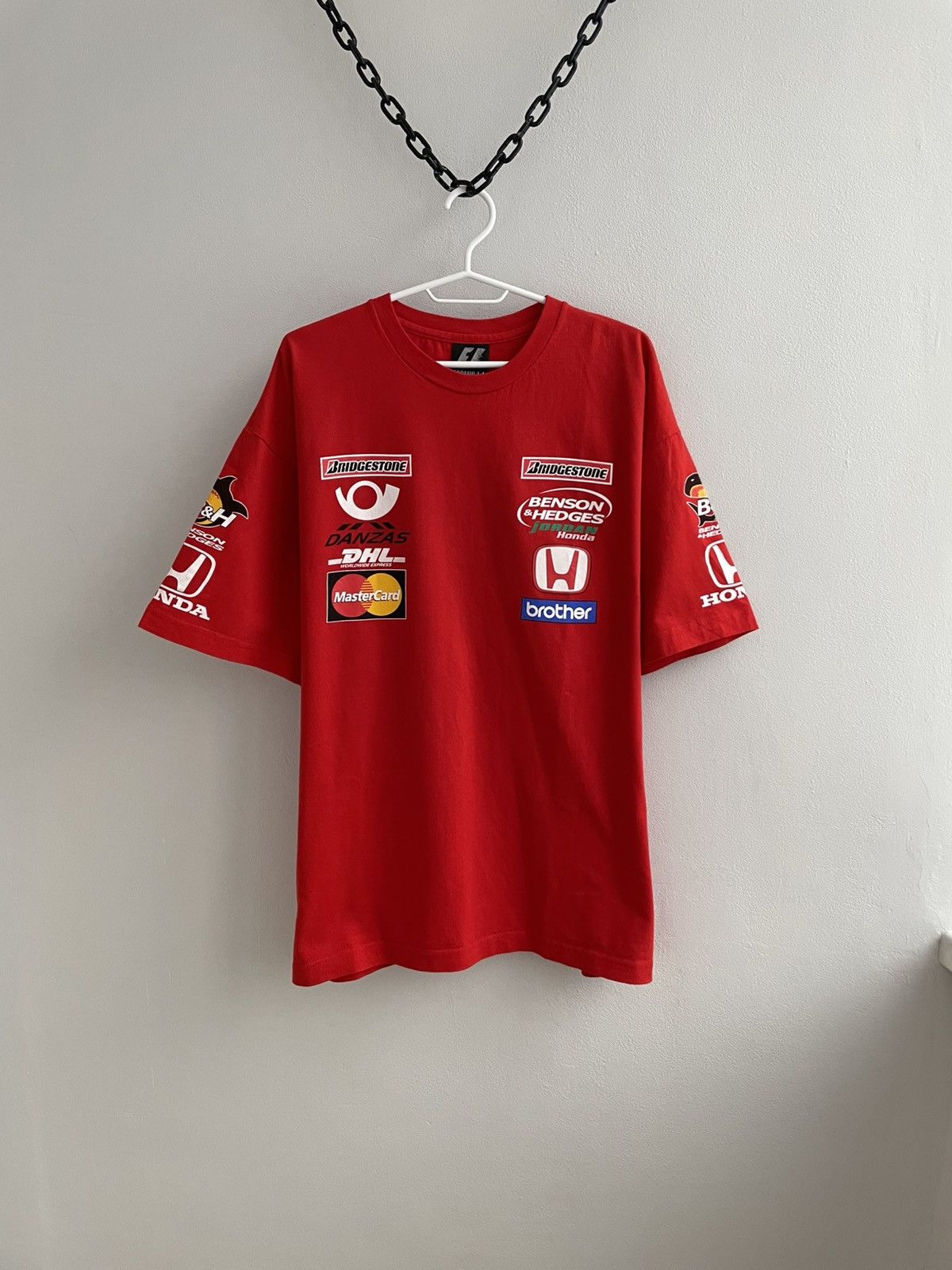Formula 1 Racing Formula 1 F1 90s 00s 2000s Honda Shirt Vintage Size US XL / EU 56 / 4 - 1 Thumbnail