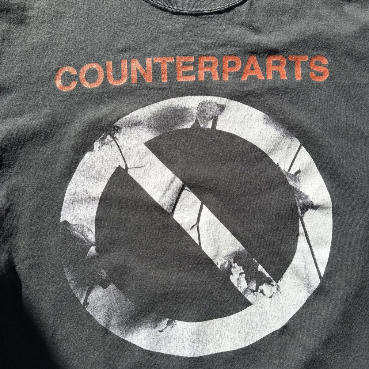 Band Tees Counterparts Vintage Washed T-shirt Canadian Hardcore Punk Size US L / EU 52-54 / 3 - 3 Thumbnail