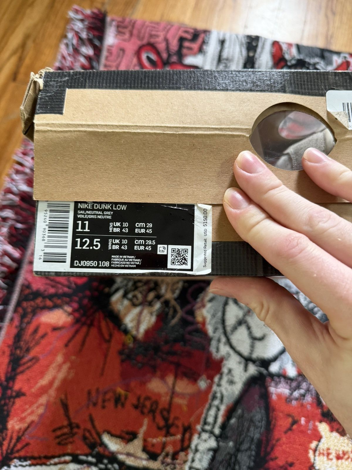 Nike × Off-White Off white nike dunk low - lot 11 Size US 11 / EU 44 - 11 Thumbnail