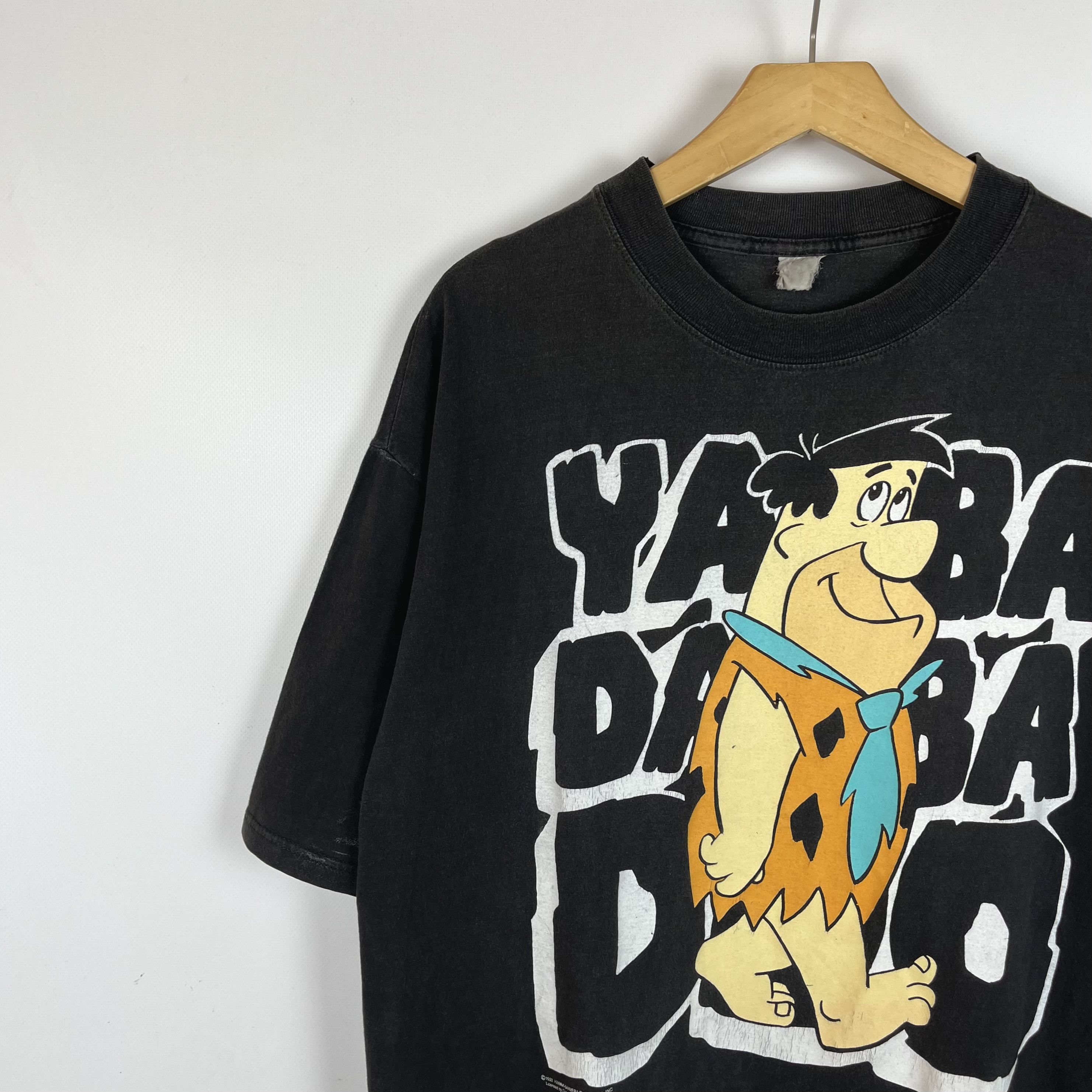 Cartoon Network Vintage Flintstones Yaba Daba Doo Cartoon T Shirt 1993 Size US XL / EU 56 / 4 - 5 Thumbnail