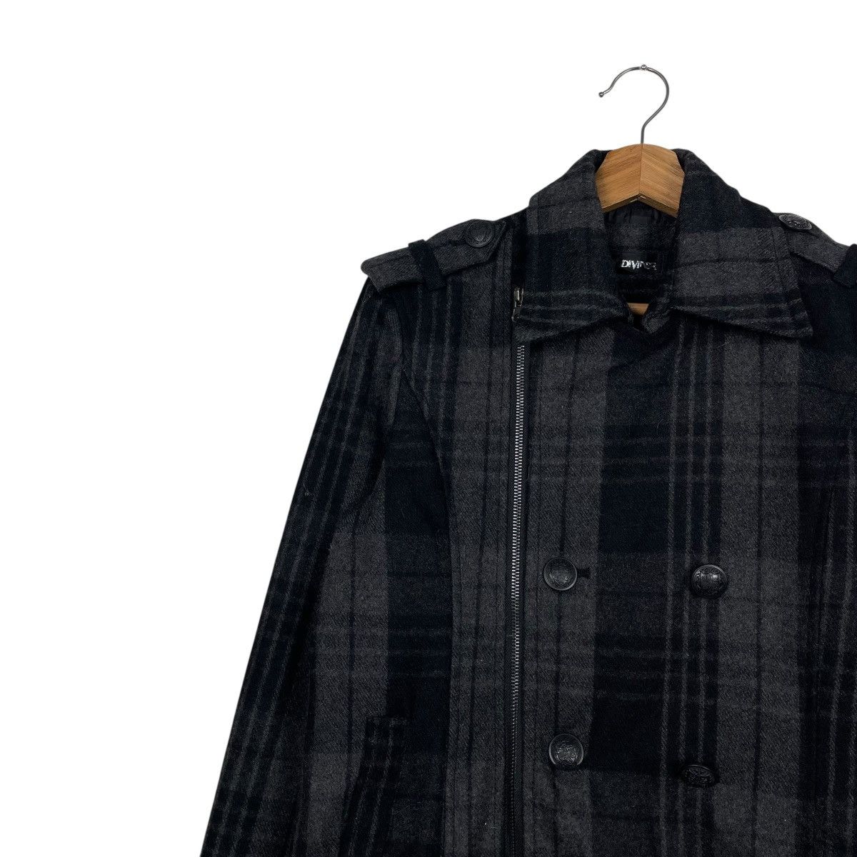 Other Japanese Brand Diviner Tartan Double Breasted Jacket Size US S / EU 44-46 / 1 - 6 Thumbnail