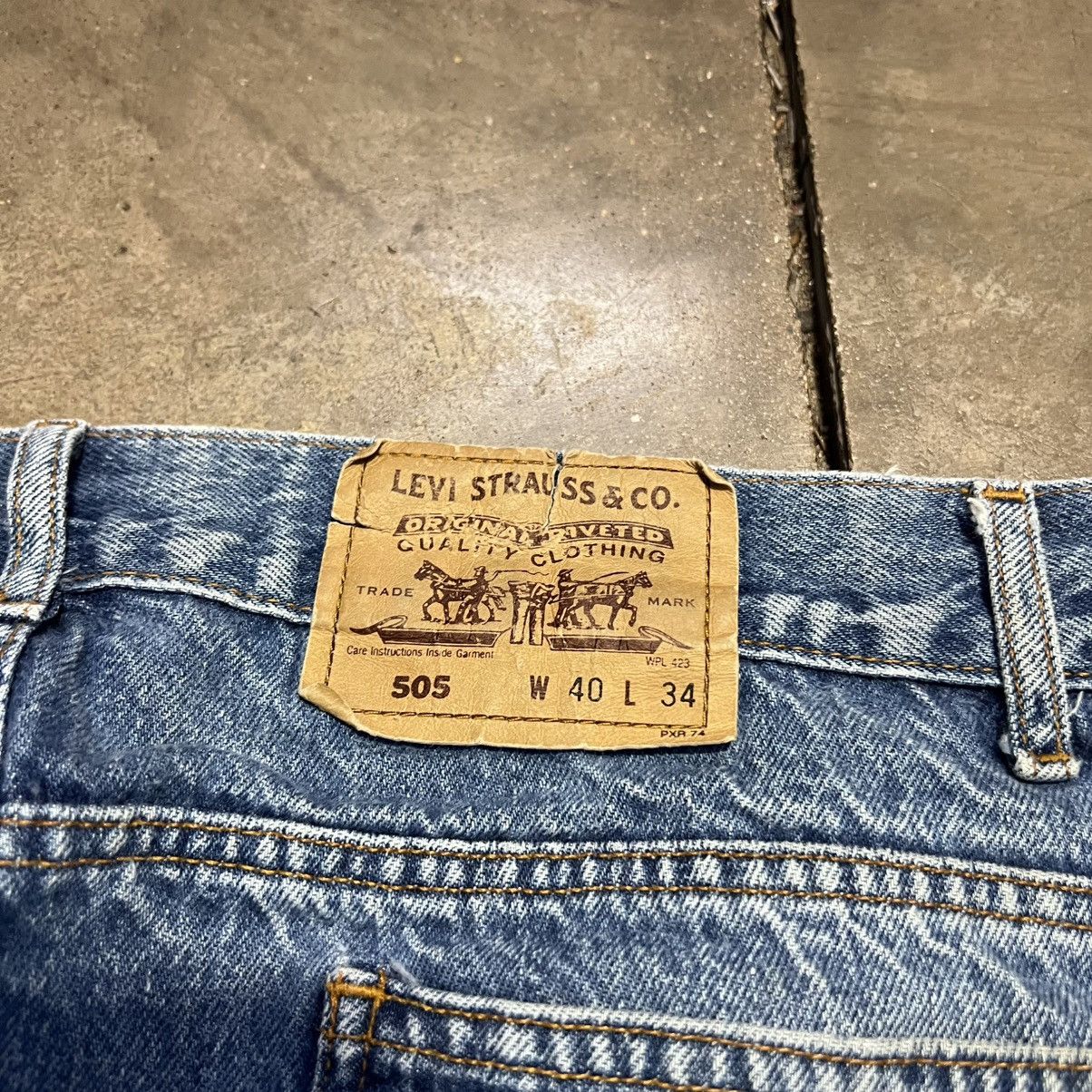 Levi's × Vintage Vintage 90s Levis 550 Orange Tab Denim Jeans Faded Western Size US 40 / EU 56 - 5 Thumbnail