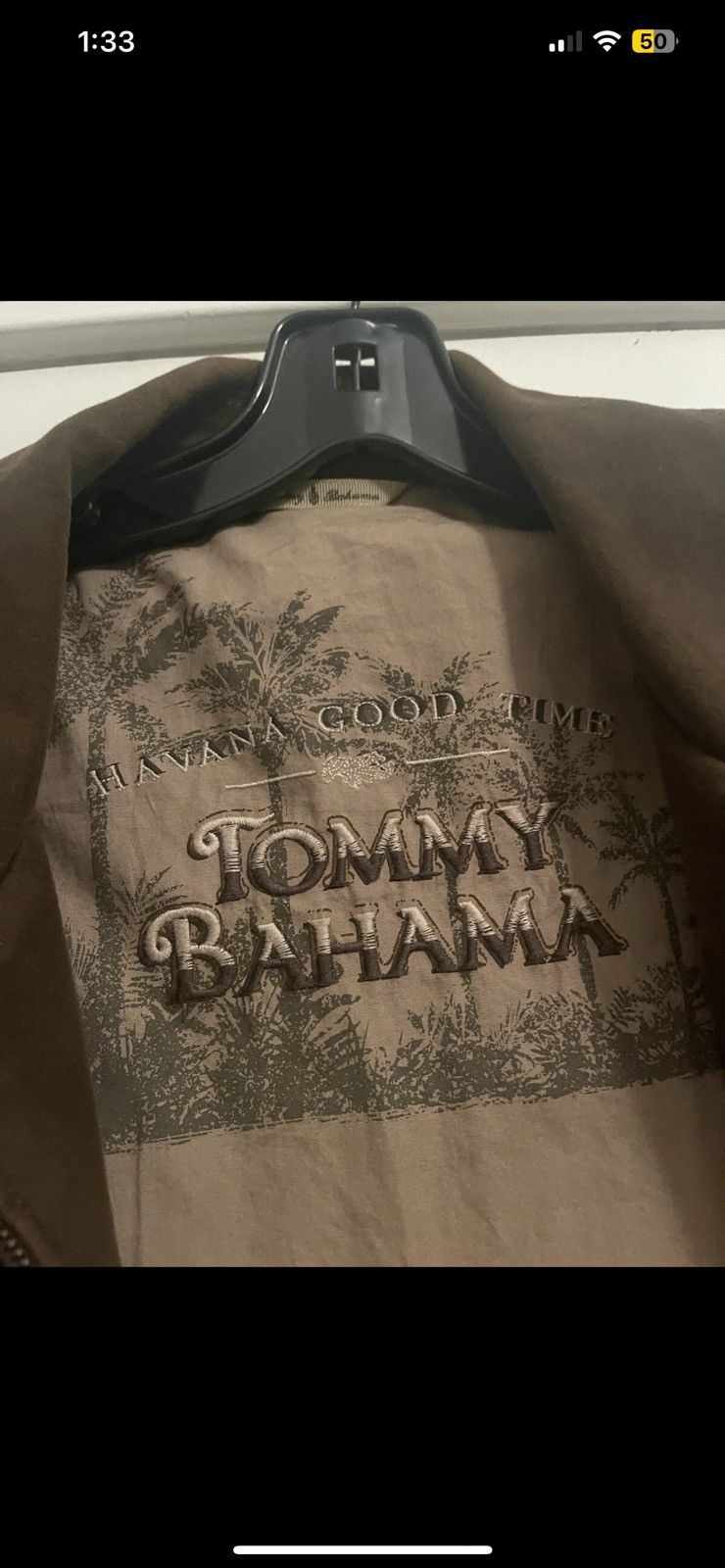 Tommy Bahama × Vintage Tommy Bahama Men's Brown Suede Leather Coat Size US M / EU 48-50 / 2 - 5 Thumbnail