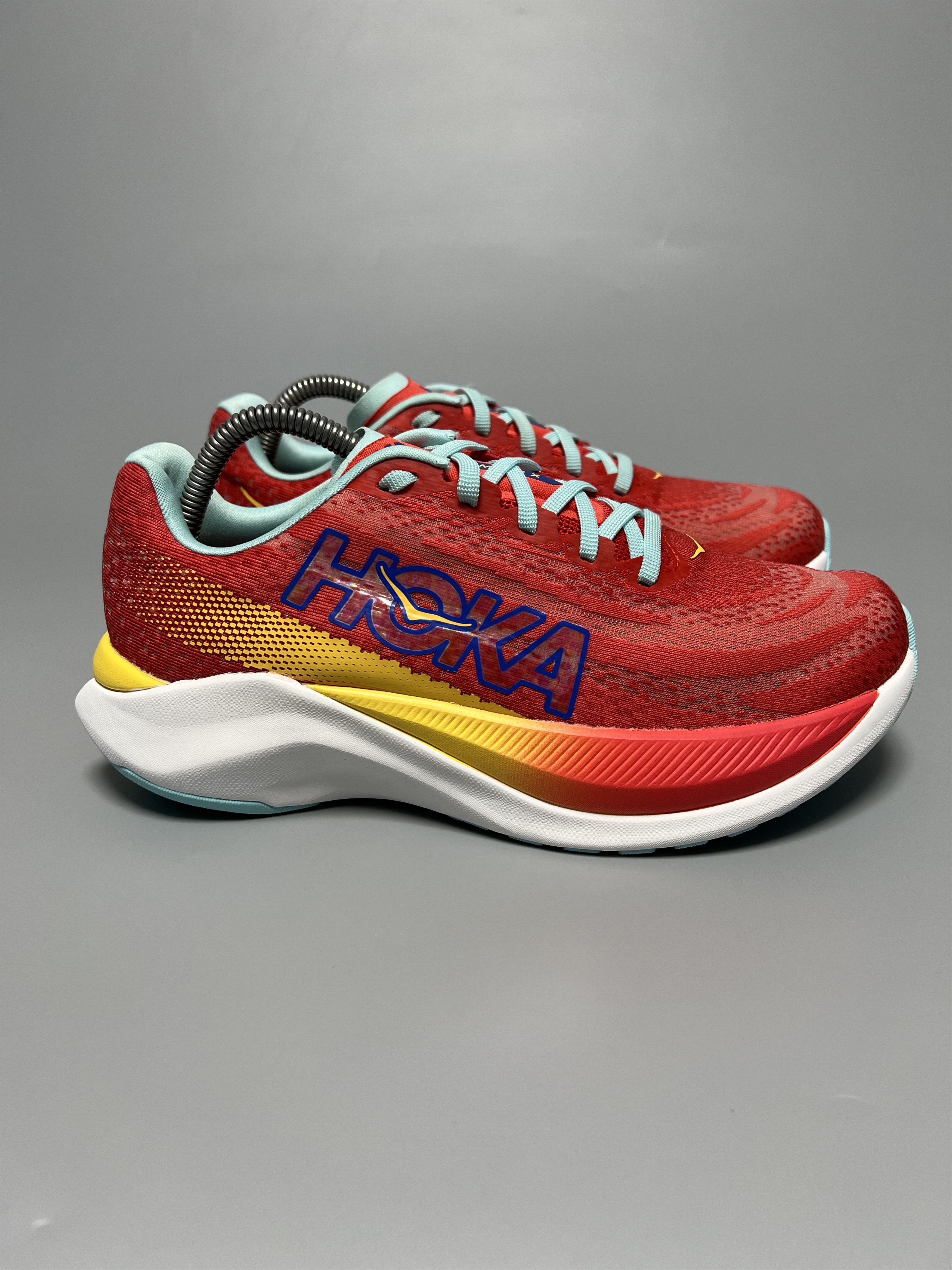 Hoka 8B Hoka One One Mach X Women's Running Shoes 1141451-CRSCL Size US 8 / IT 38 - 2 Thumbnail