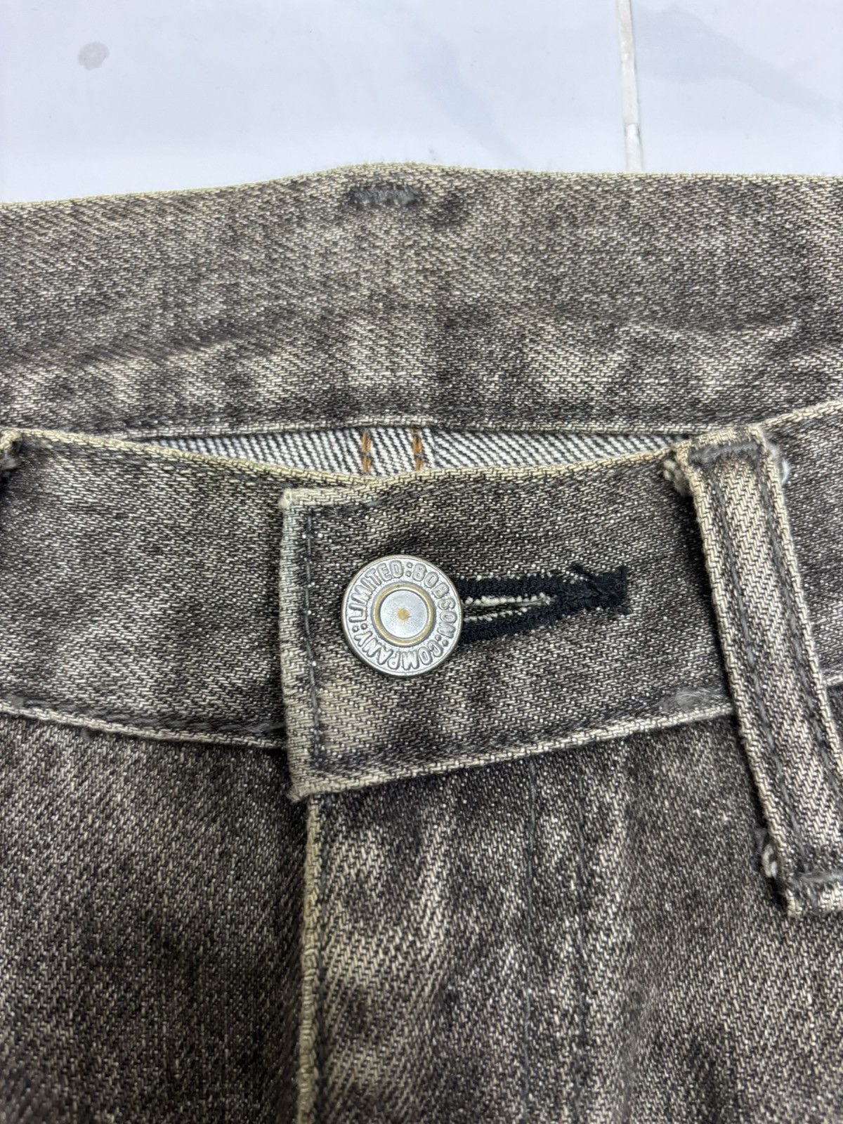 Isamu Katayama Backlash 🔥VINTAGE BOBSON RUSTY MUD WASH BAGGY JEANS DISTRESSED DENIM Size US 32 / EU 48 - 11 Thumbnail