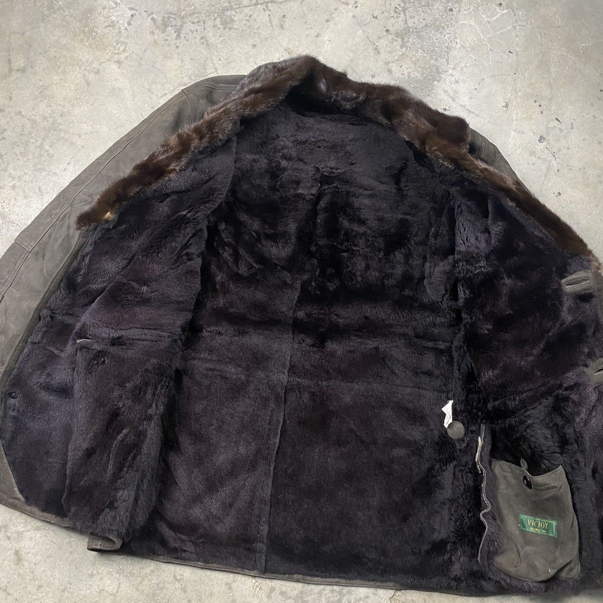 If Six Was Nine 90s Vicjoy Japan Sunfaded Double Breasted Coat Jacket Size US L / EU 52-54 / 3 - 6 Thumbnail
