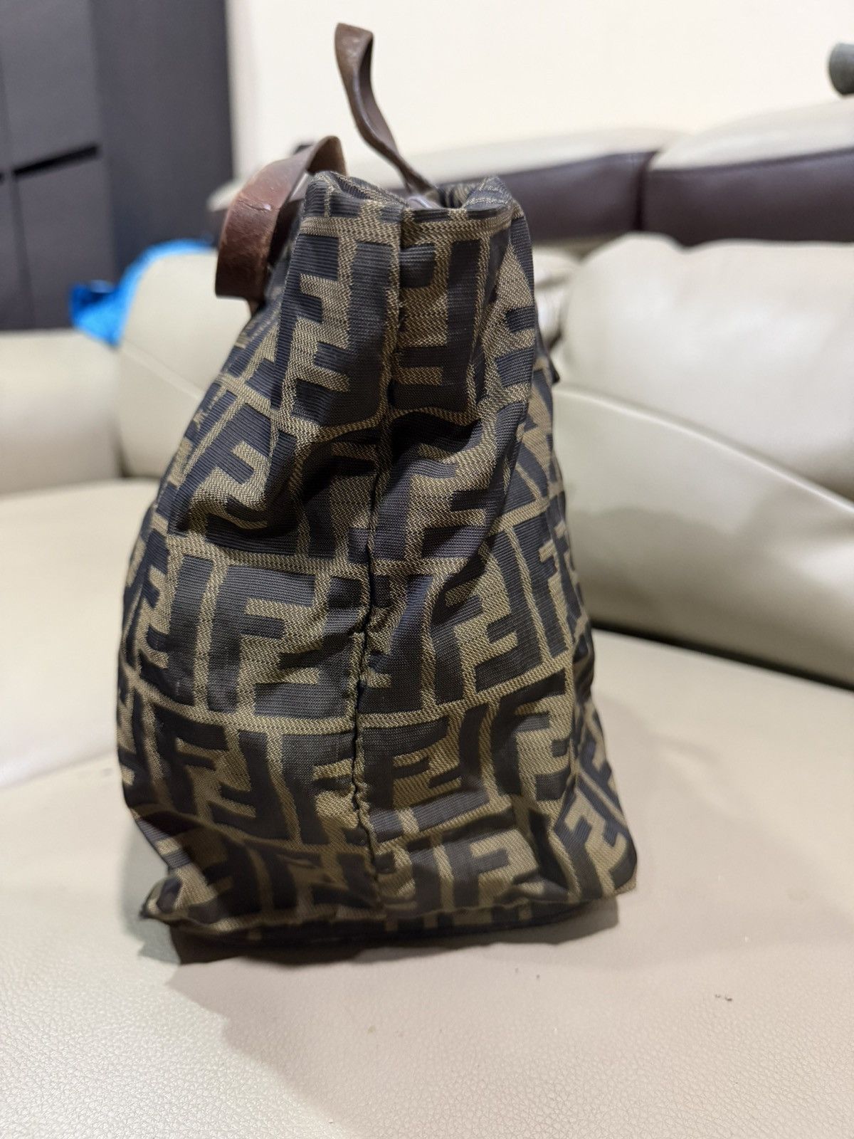 Fendi Authentic Fendi Zucca Monogram Tote Bag Size ONE SIZE - 9 Thumbnail