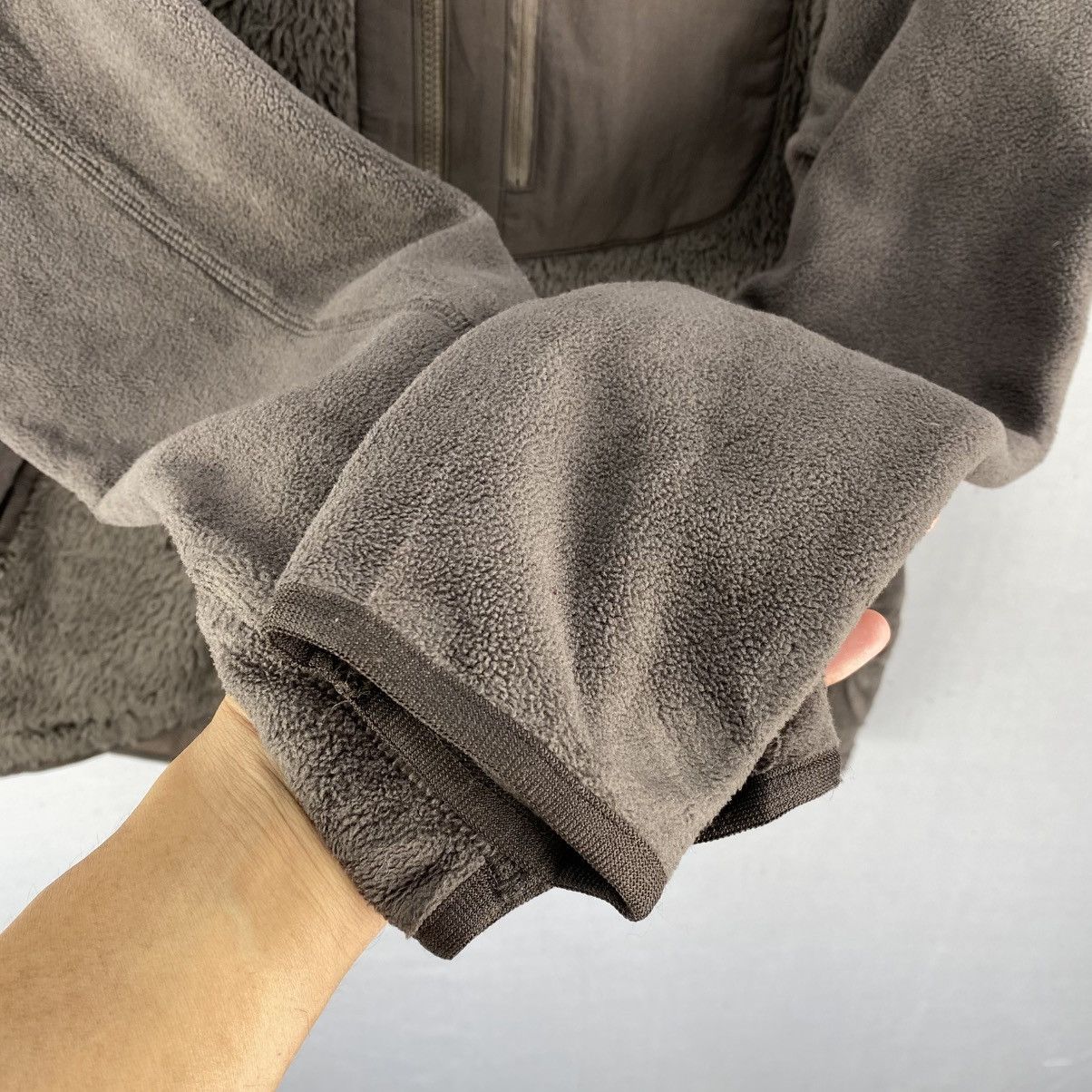 Japanese Brand Uniqlo X White Mountainneering Fleece Hoodie Jacket Brown Size US M / EU 48-50 / 2 - 10 Thumbnail