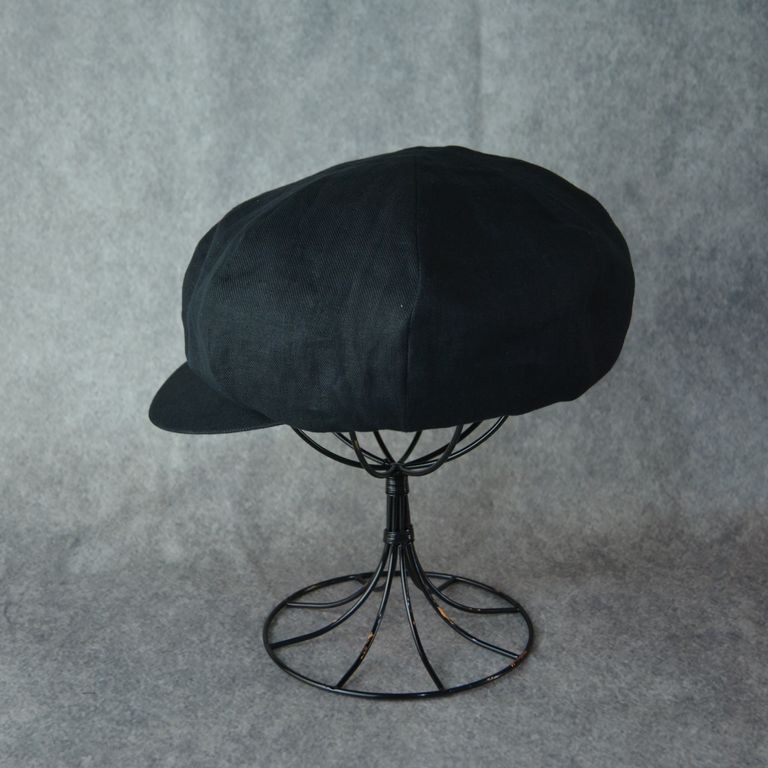 Yohji Yamamoto Yohji Yamamoto Pour Homme - LIN LINEN Beret Hat Size ONE SIZE - 2 Thumbnail