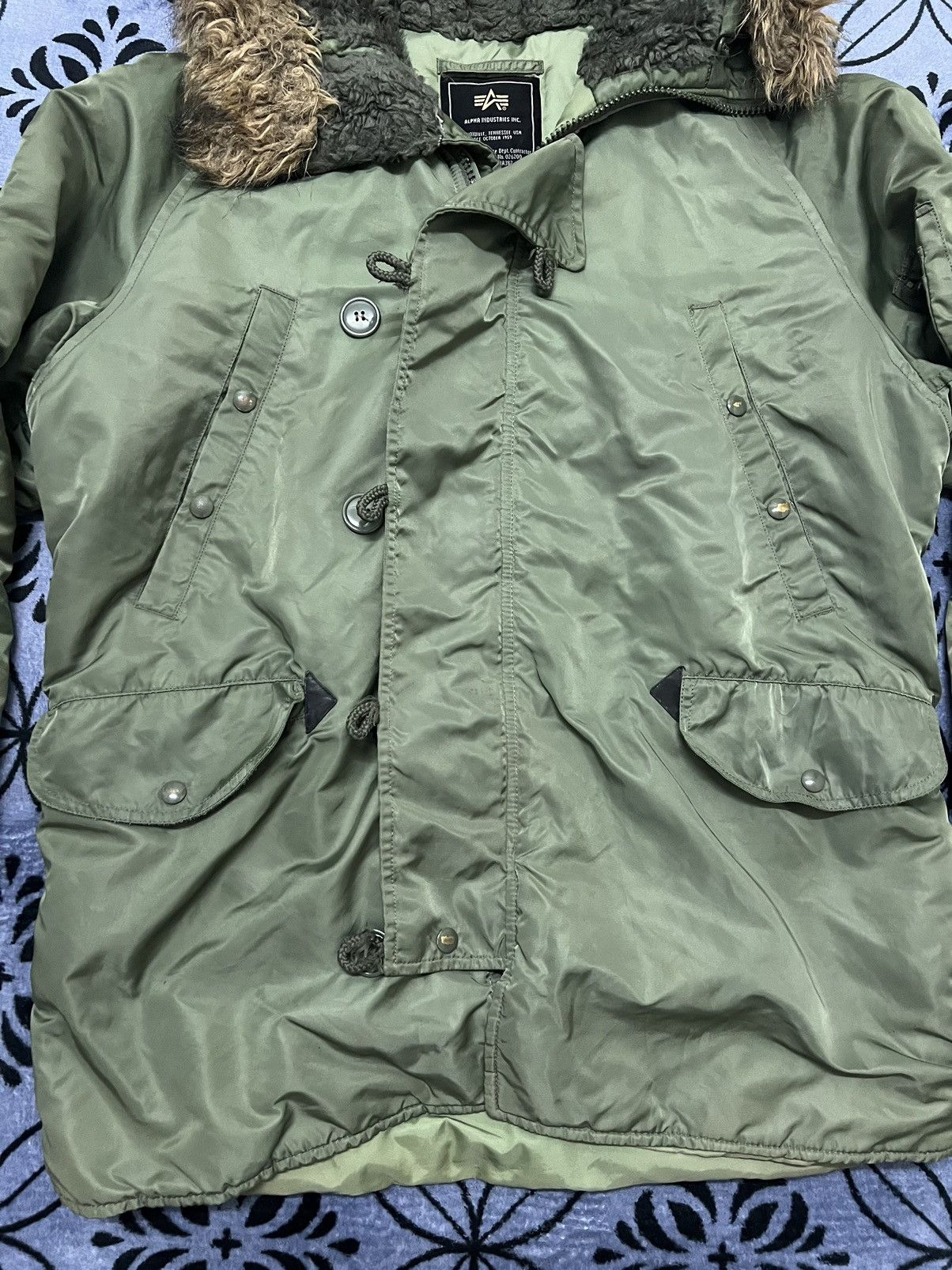 Alpha Industries × Vintage Alpha Industries Bomber / Parka Jacket Streetwear vintage Size US M / EU 48-50 / 2 - 5 Thumbnail