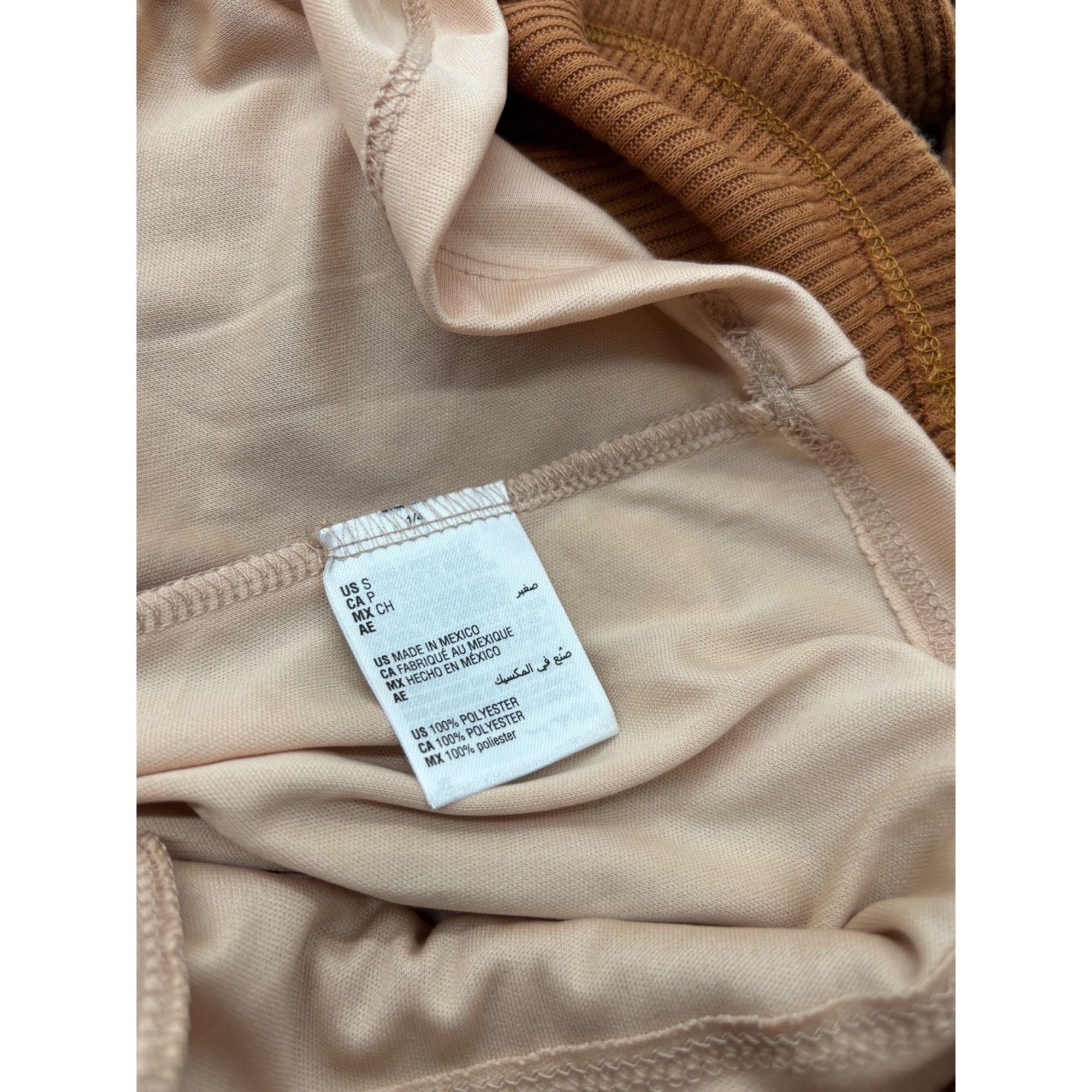 Other INC International Concepts Ribbed Midi Dress, Camel, Sz. S Size S / US 4 / IT 40 - 6 Thumbnail