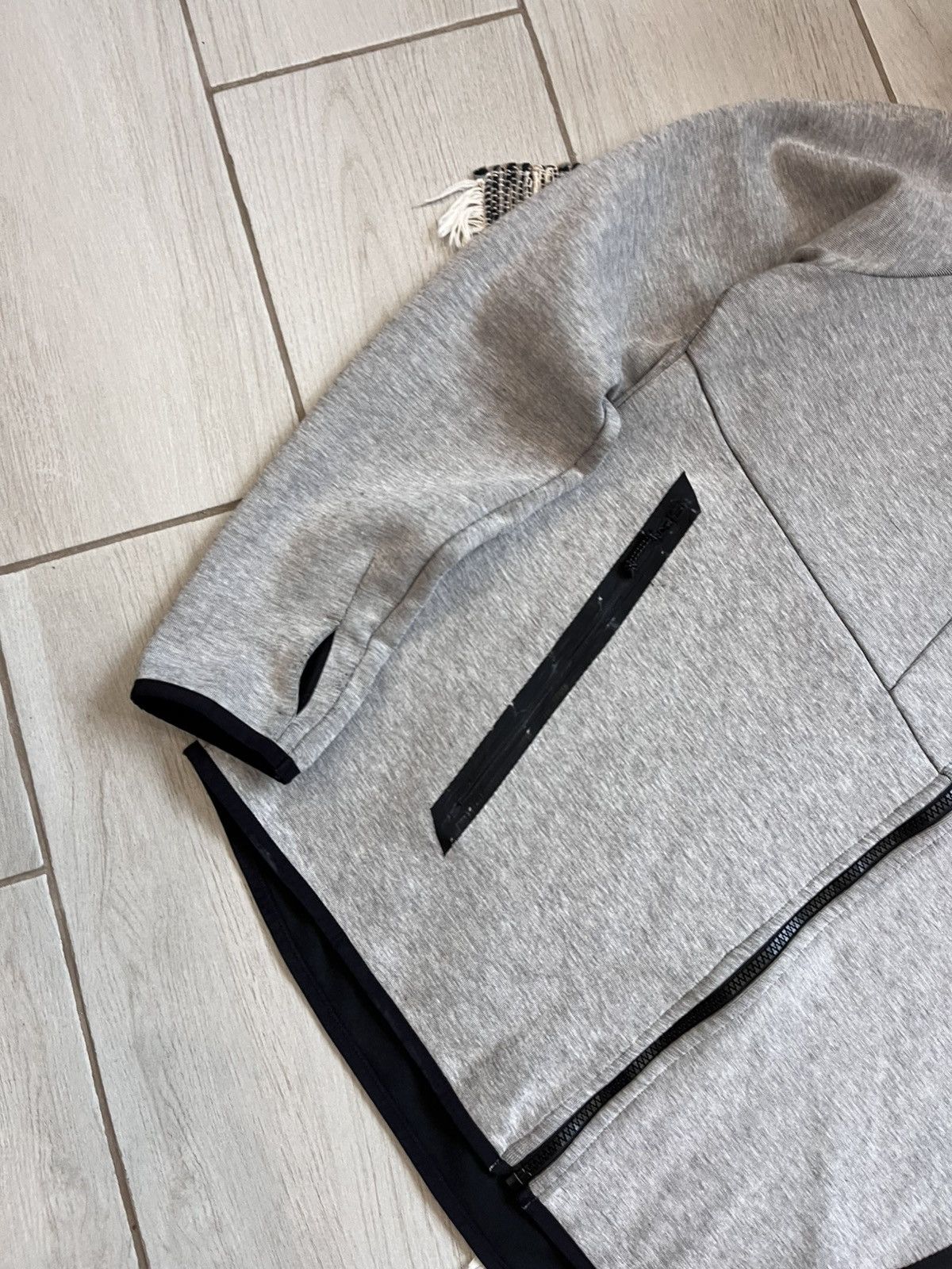 Champion Champion Zip Hoodie drill grey Tech Fleece style Size US L / EU 52-54 / 3 - 4 Thumbnail