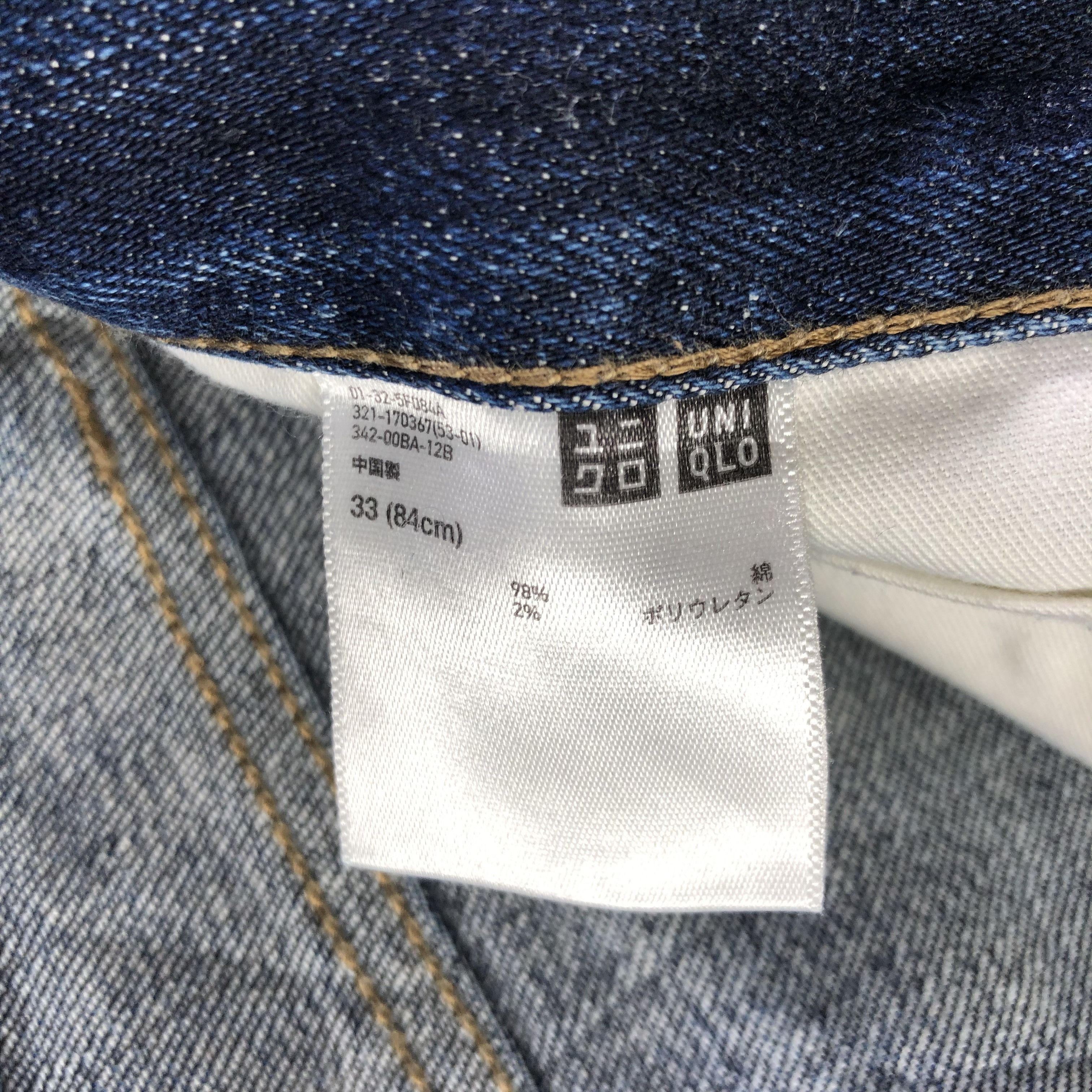 Uniqlo Blue Wash Uniqlo Selvedge Jeans-J2975 Size US 33 - 8 Thumbnail