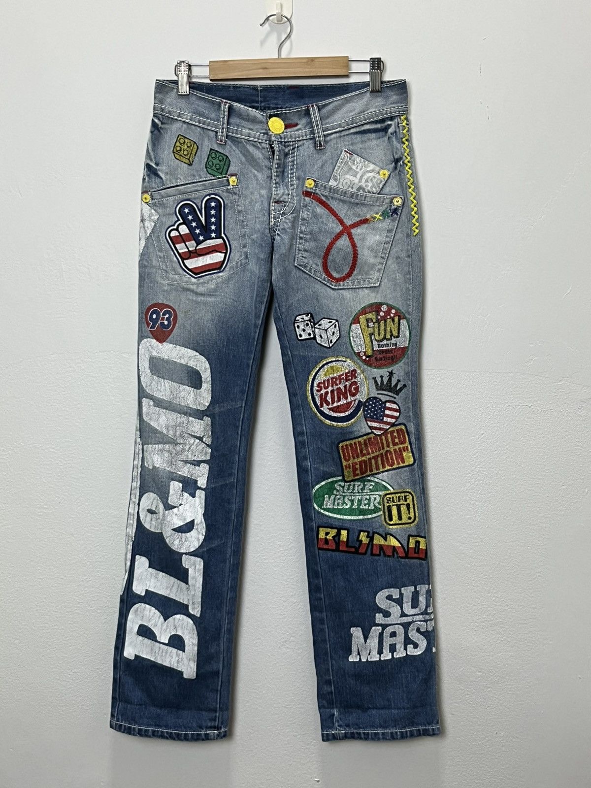BLUE MOON BLUE SURFMASTER Full Printed Jeans