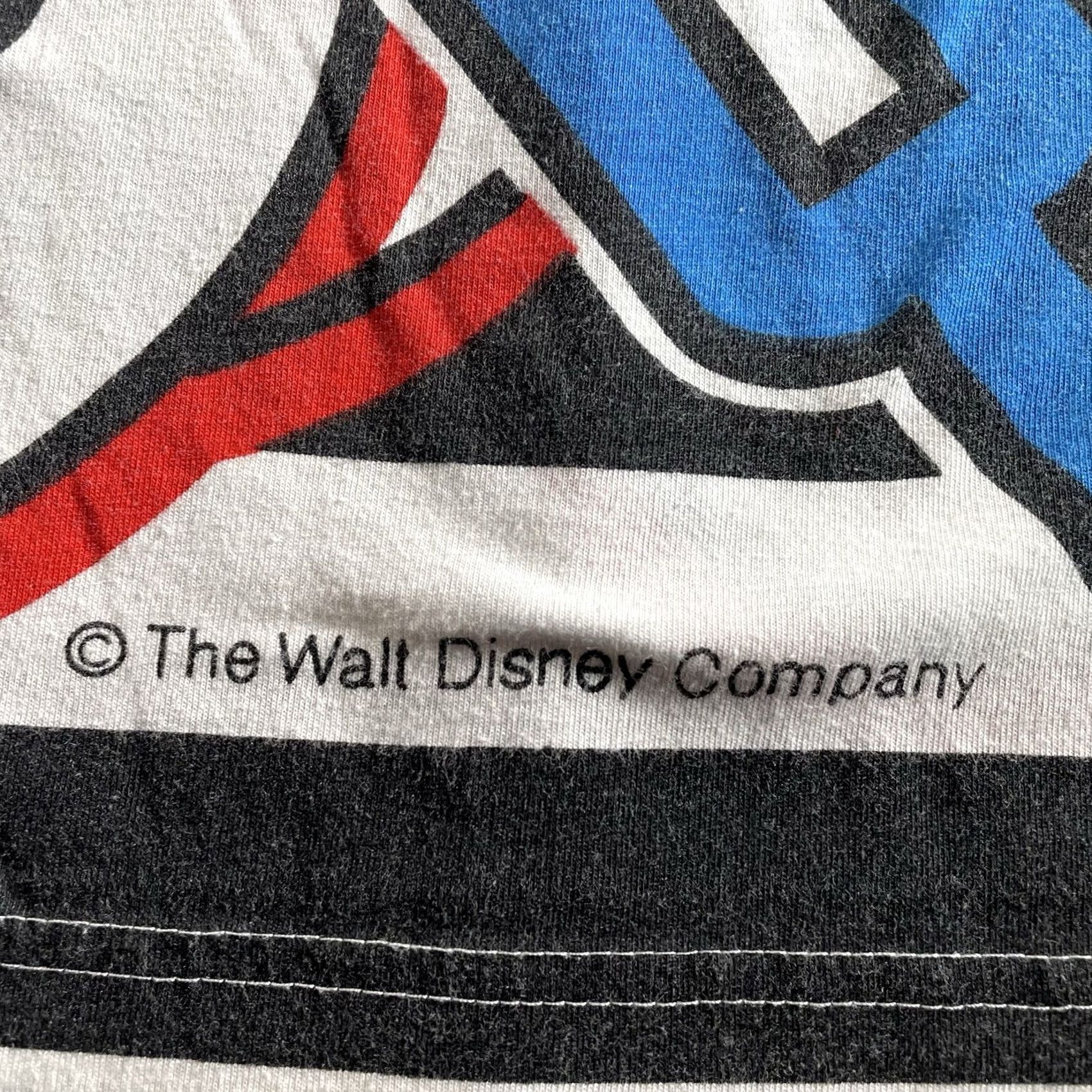 Disney VINTAGE Disney Sleep Shirt One Size Blue Mickey Mouse Cotton Blend Knit Nightgown Women 90s Cartoon Christmas Size ONE SIZE - 2 Thumbnail