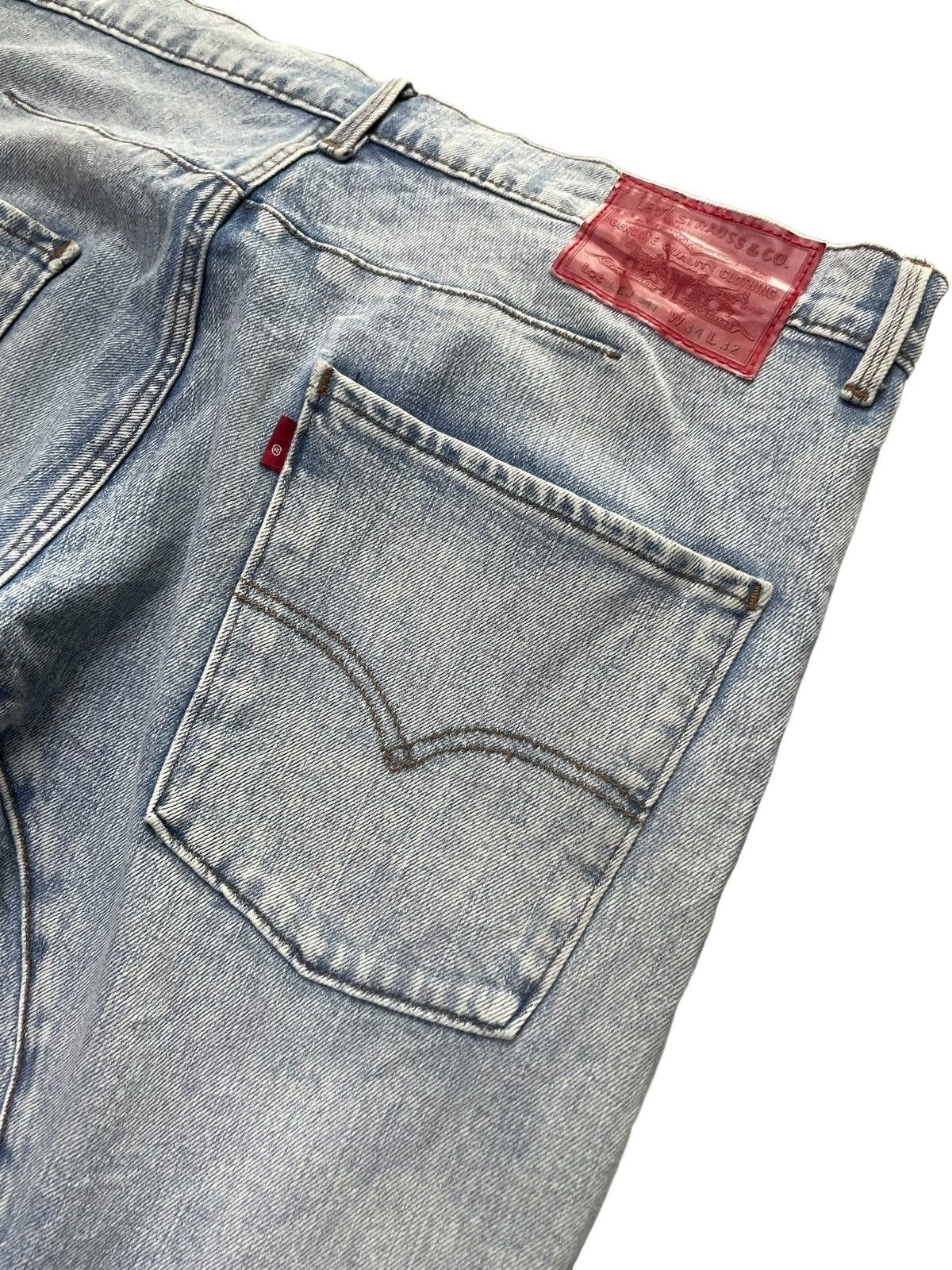 Edwin × Levi's × Vintage Y2k vintage LEVIS engineered curved Leg dirty denim pants Size US 34 / EU 50 - 14 Thumbnail