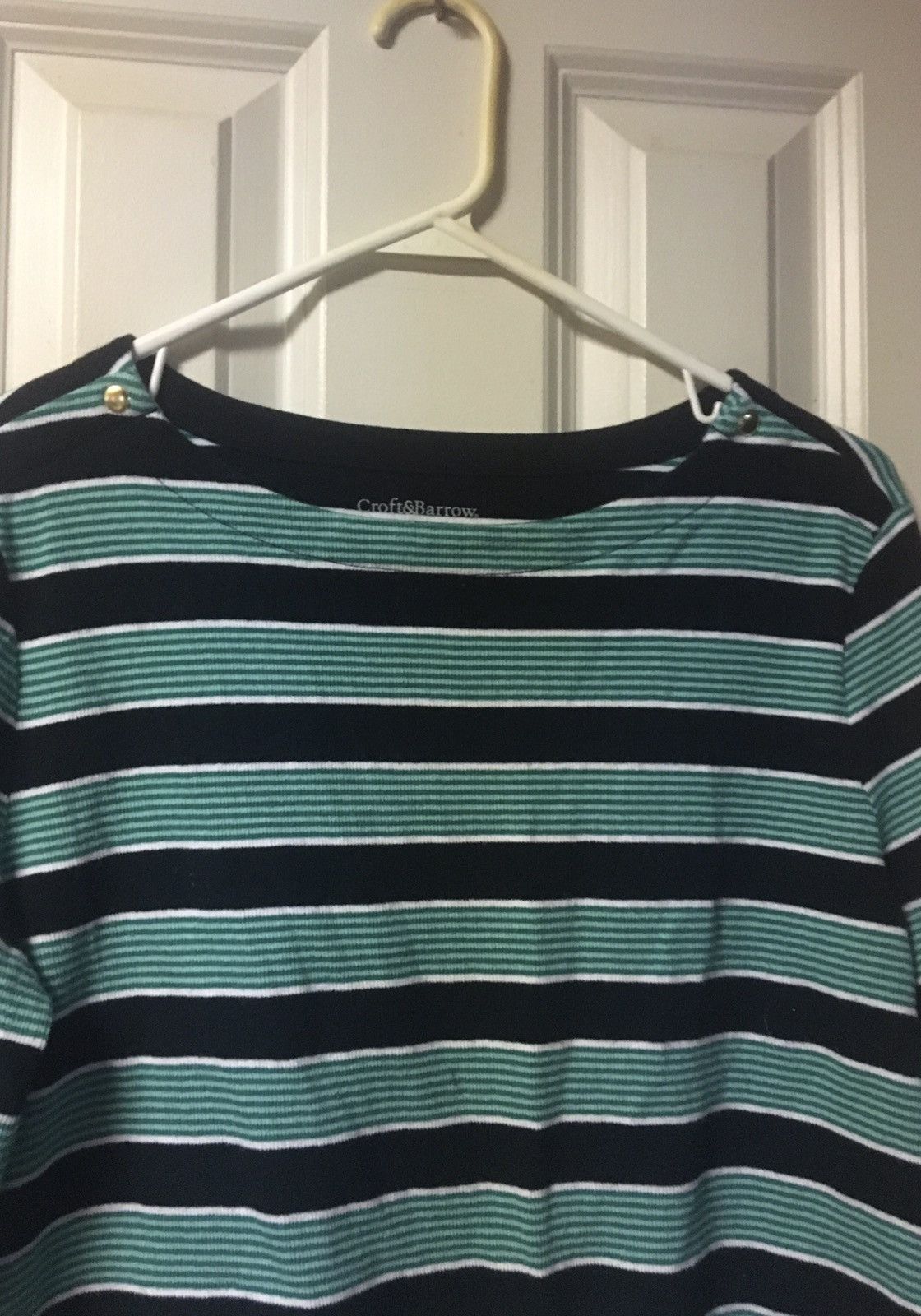 Croft & Barrow Croft & Barrow Women’s Top Large Blouse Excellent Condition Size L / US 10 / IT 46 - 3 Thumbnail