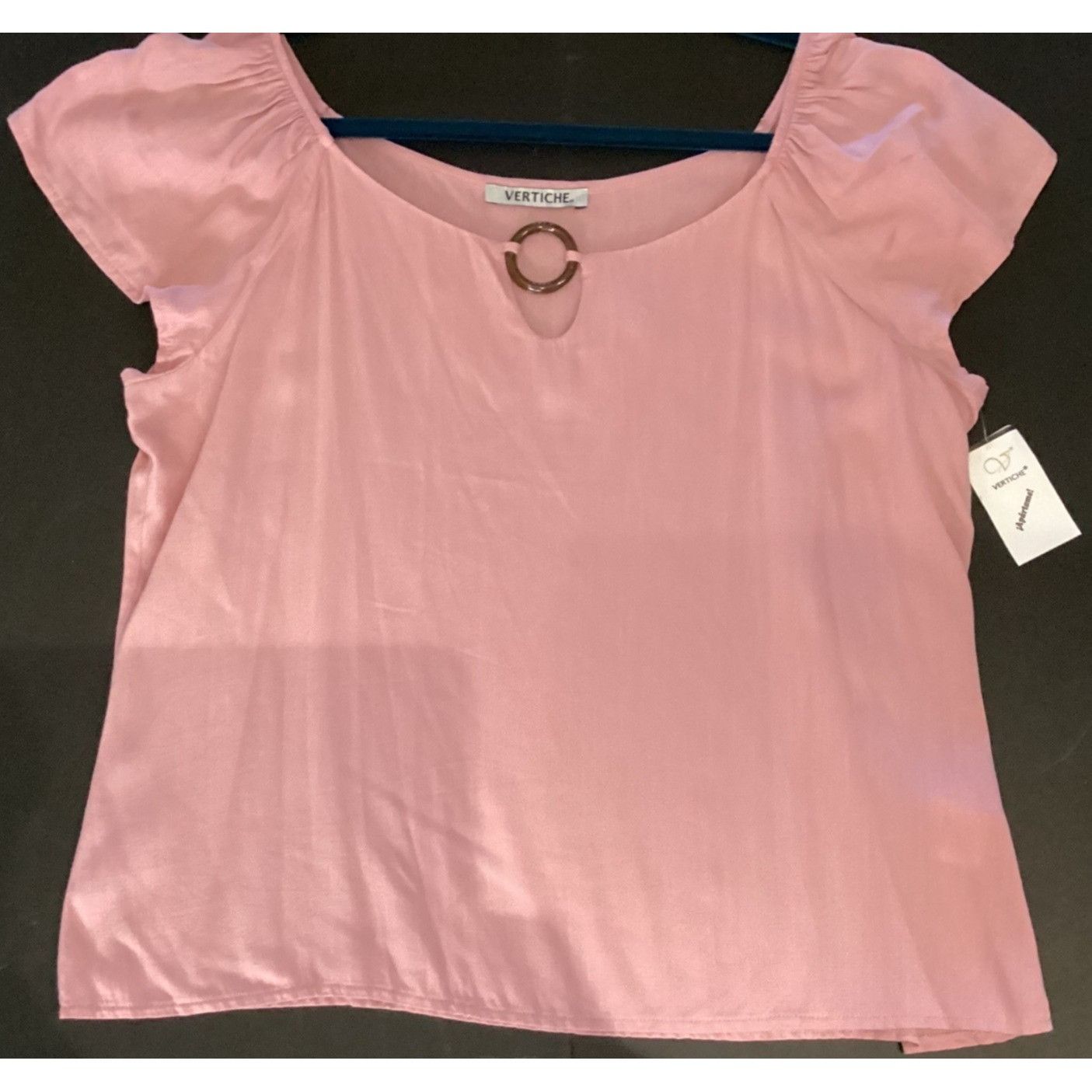 Other Pink Blouse With Ring Detail By Vertiche XL Size XL / US 12-14 / IT 48-50 - 7 Thumbnail