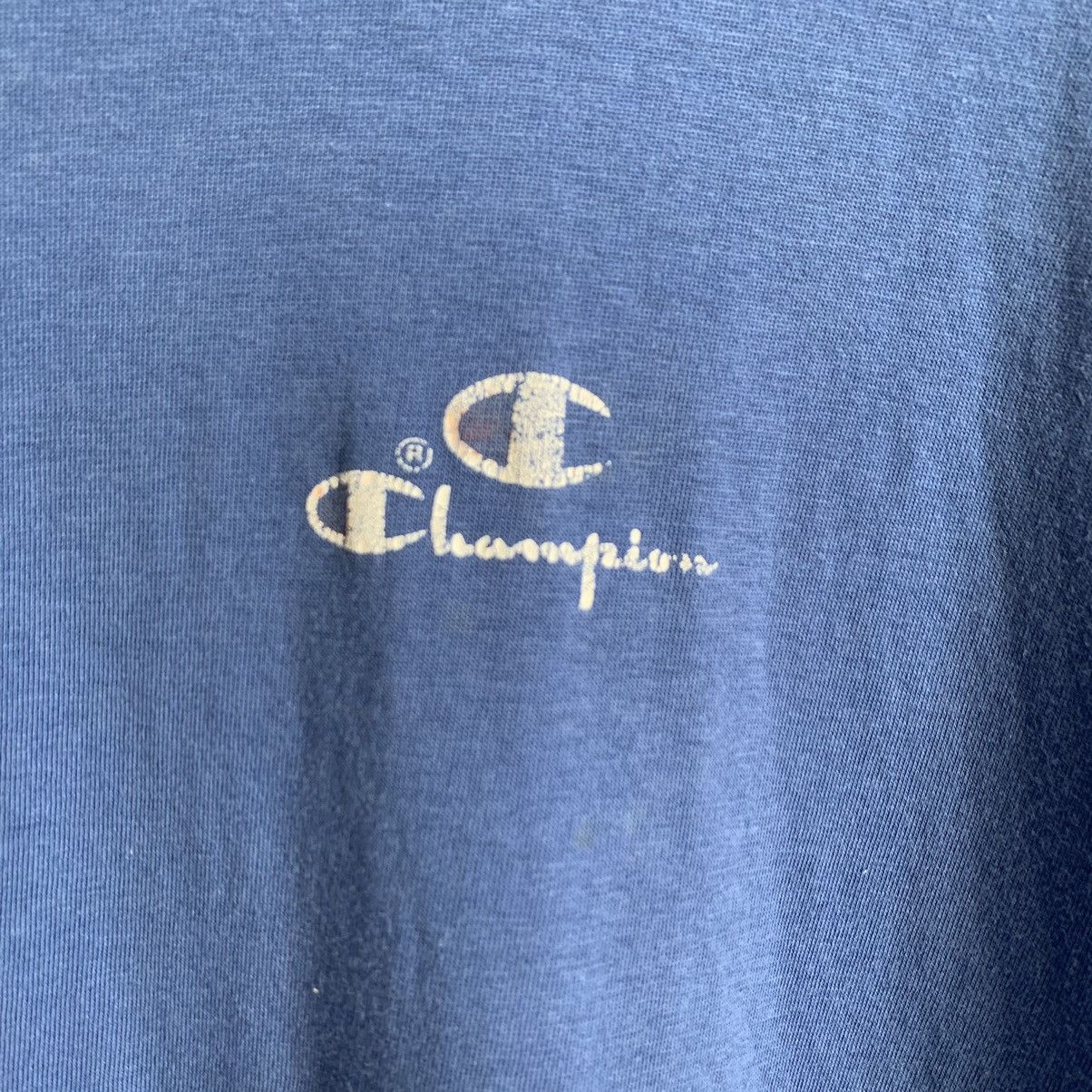 Champion Champion Double Logo Print Long Sleeve T-Shirt Vintage 80s Size XL / US 12-14 / IT 48-50 - 5 Thumbnail