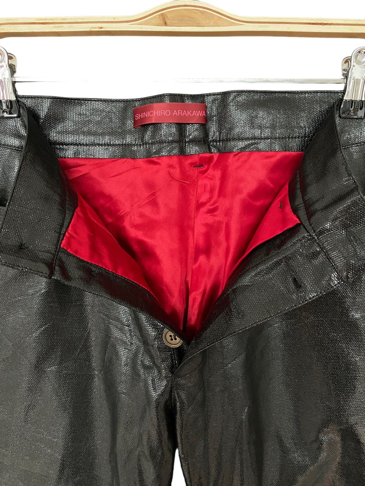 SHINICHIRO ARAKAWA Vintage Brand Shinichiro Arakawa Leather Pants 1990s Size US 29 - 5 Thumbnail