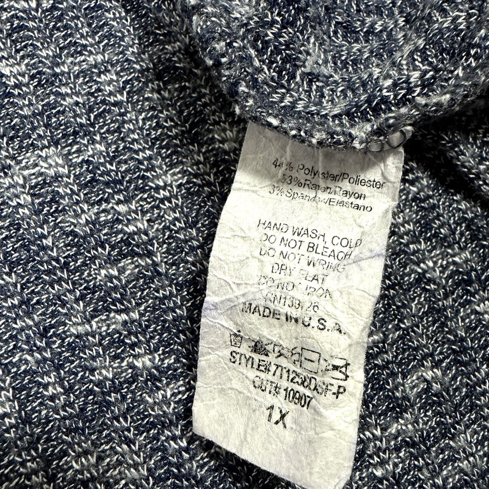 Vintage August Mist Open Front Cardigan Sweater 1X Gray Women's Plus Size Knit Hooded Lightweight Open Front Casual 90s Theme Mens Womens Size XL / US 12-14 / IT 48-50 - 3 Thumbnail