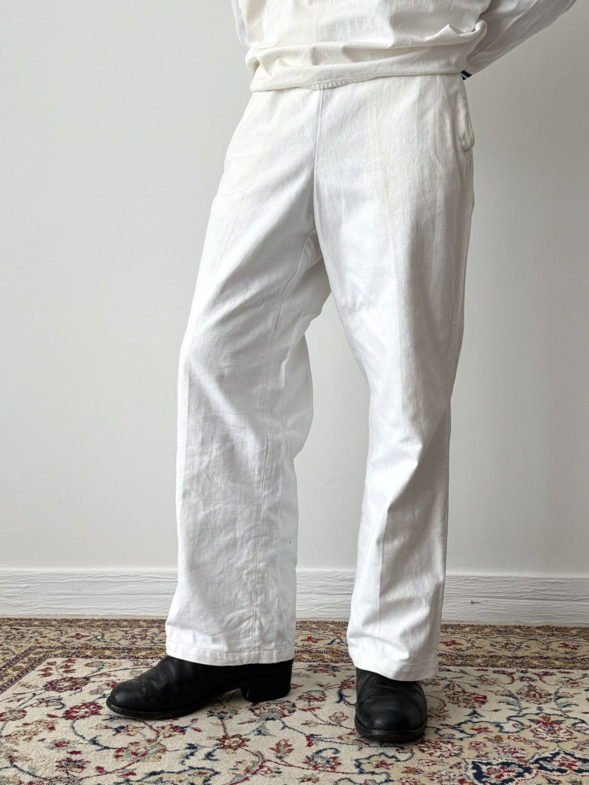 Cccp 1947 Dated Soviet Union Navy ‘Formenka’ White Suit Size US M / EU 48-50 / 2 - 4 Thumbnail