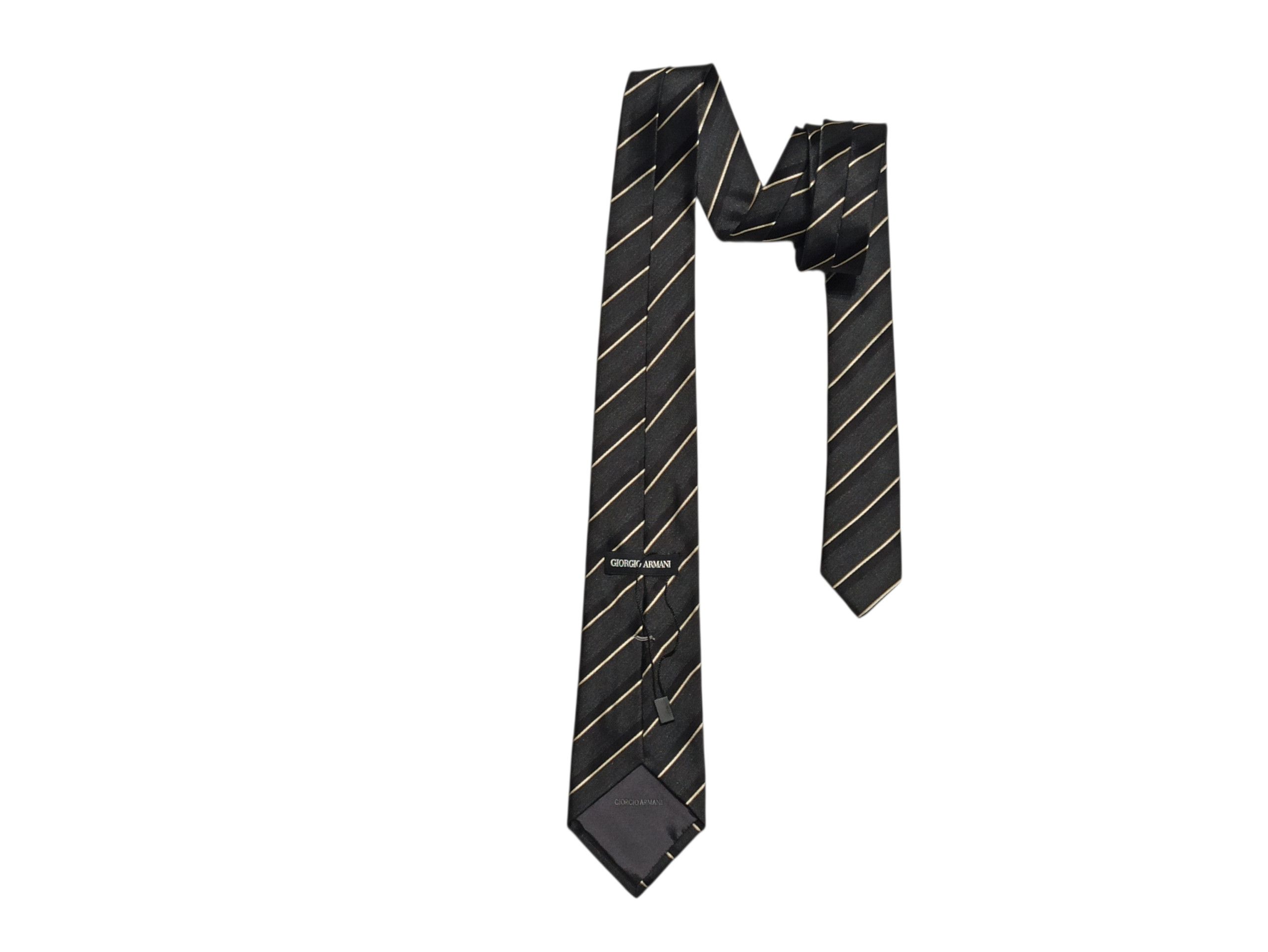 Giorgio Armani NWOT Giorgio Armani Silk Tie HAND MADE IN ITALY Size ONE SIZE - 4 Thumbnail