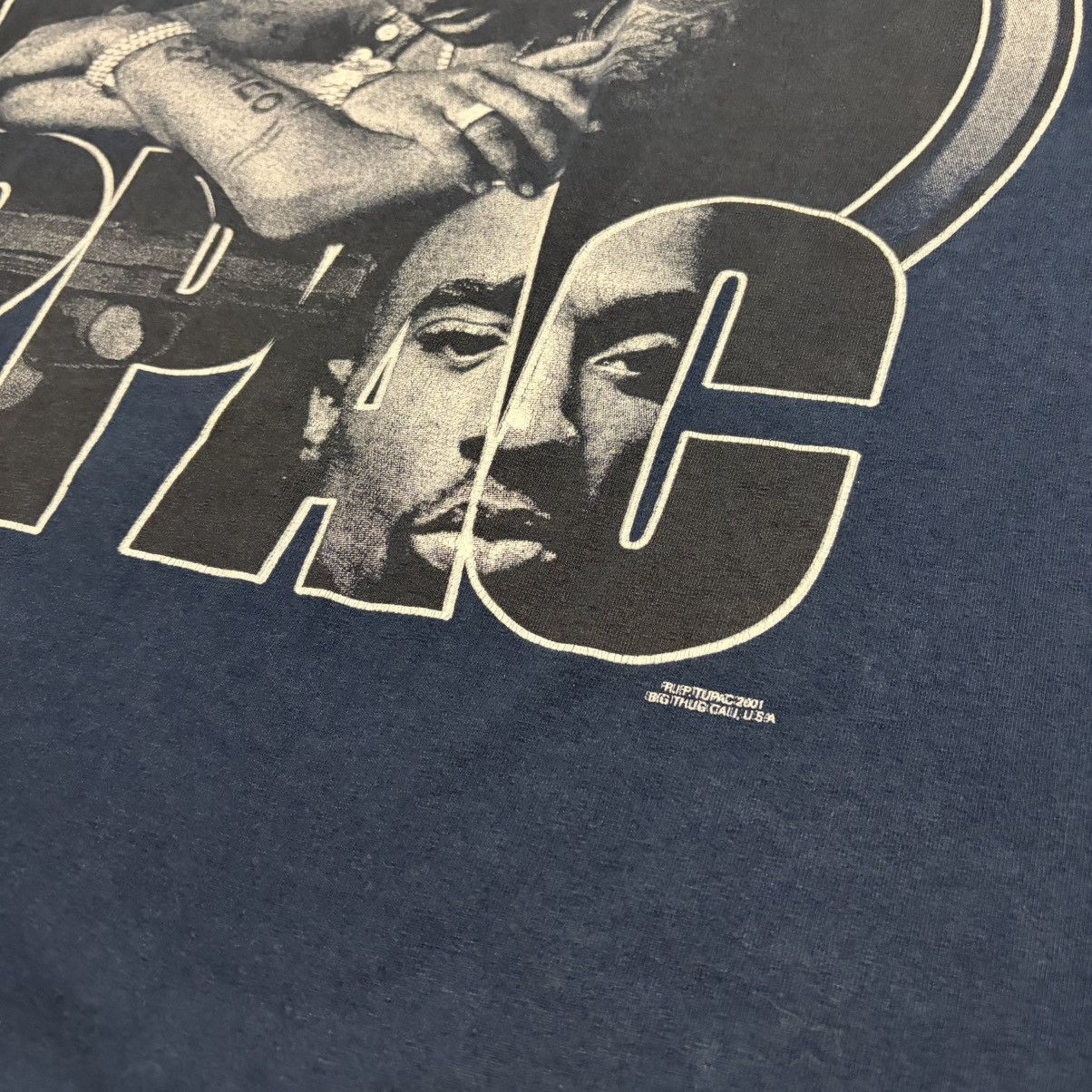 Rap Tees Vintage 2Pac Thug Life Rap Tee Graphic T shirt Y2K Mexican Size US XL / EU 56 / 4 - 12 Thumbnail
