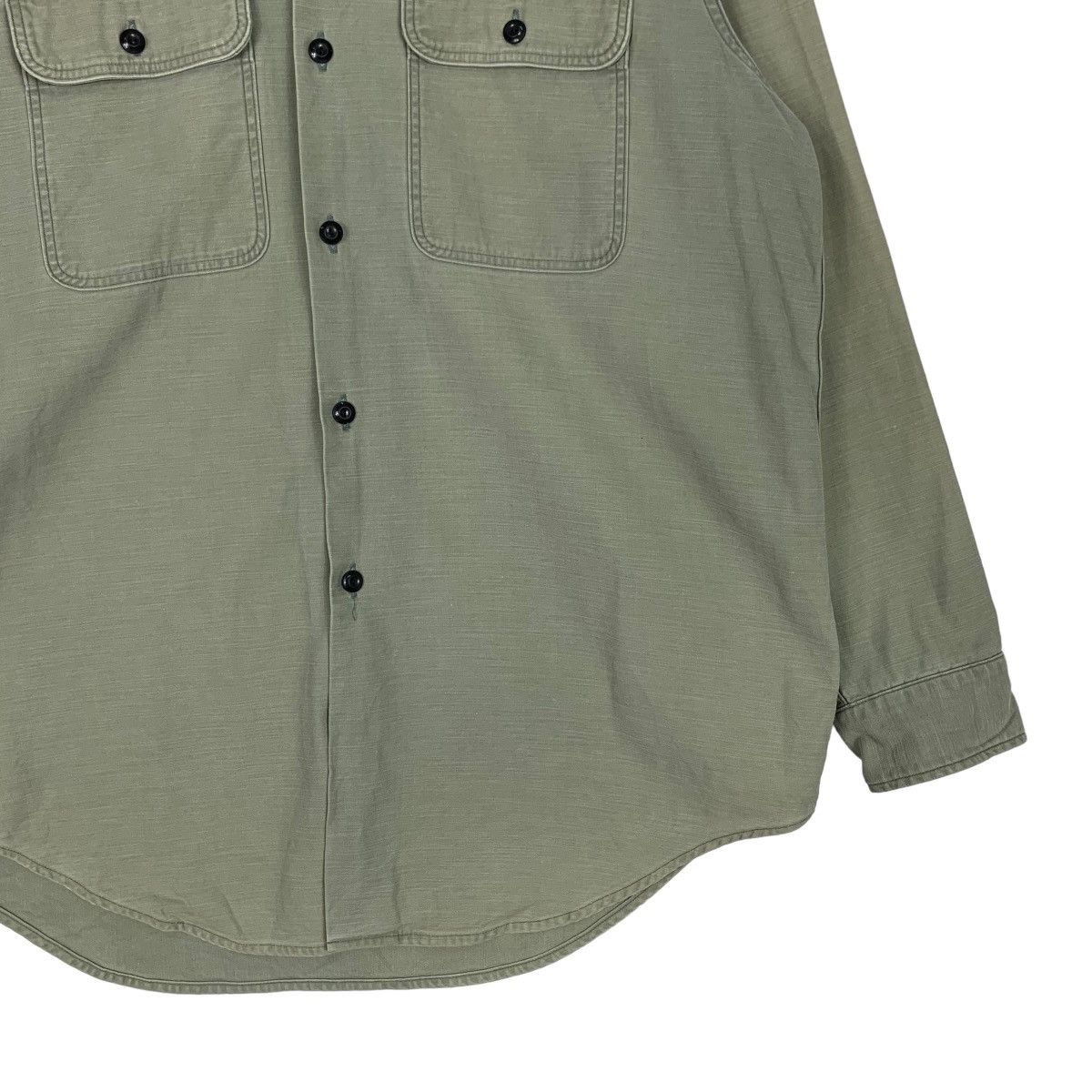 Madison MADISONBLUE Green Button Up Shirt #0950-C42 Size US S / EU 44-46 / 1 - 4 Thumbnail