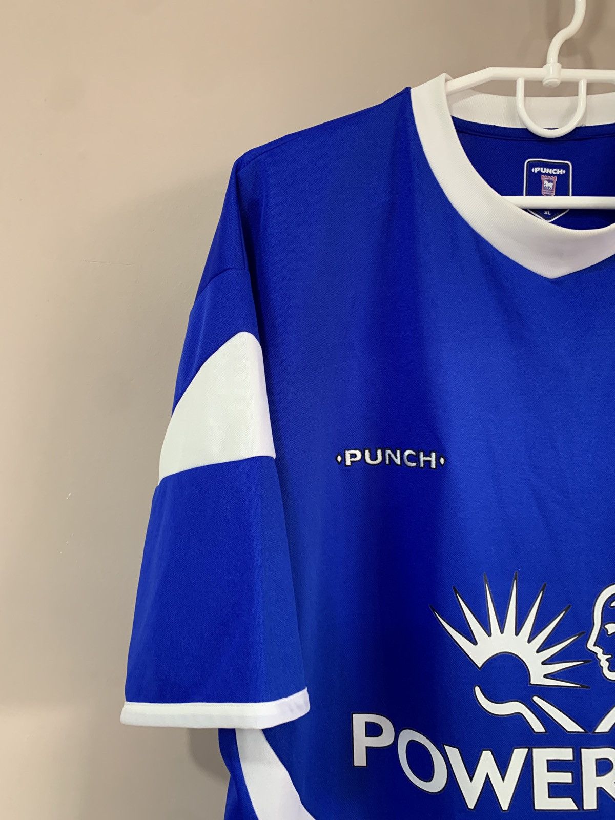 Vintage Ipswich Town Home Football Shirt Vintage Punch Soccer Jersey Size US XL / EU 56 / 4 - 3 Thumbnail