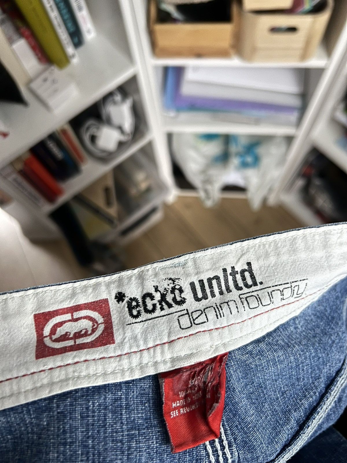 Ecko Unltd. × Vintage VIntage y2k Ecko UNLTD baggy wide leg denim carpenter pants Size US 32 / EU 48 - 8 Thumbnail