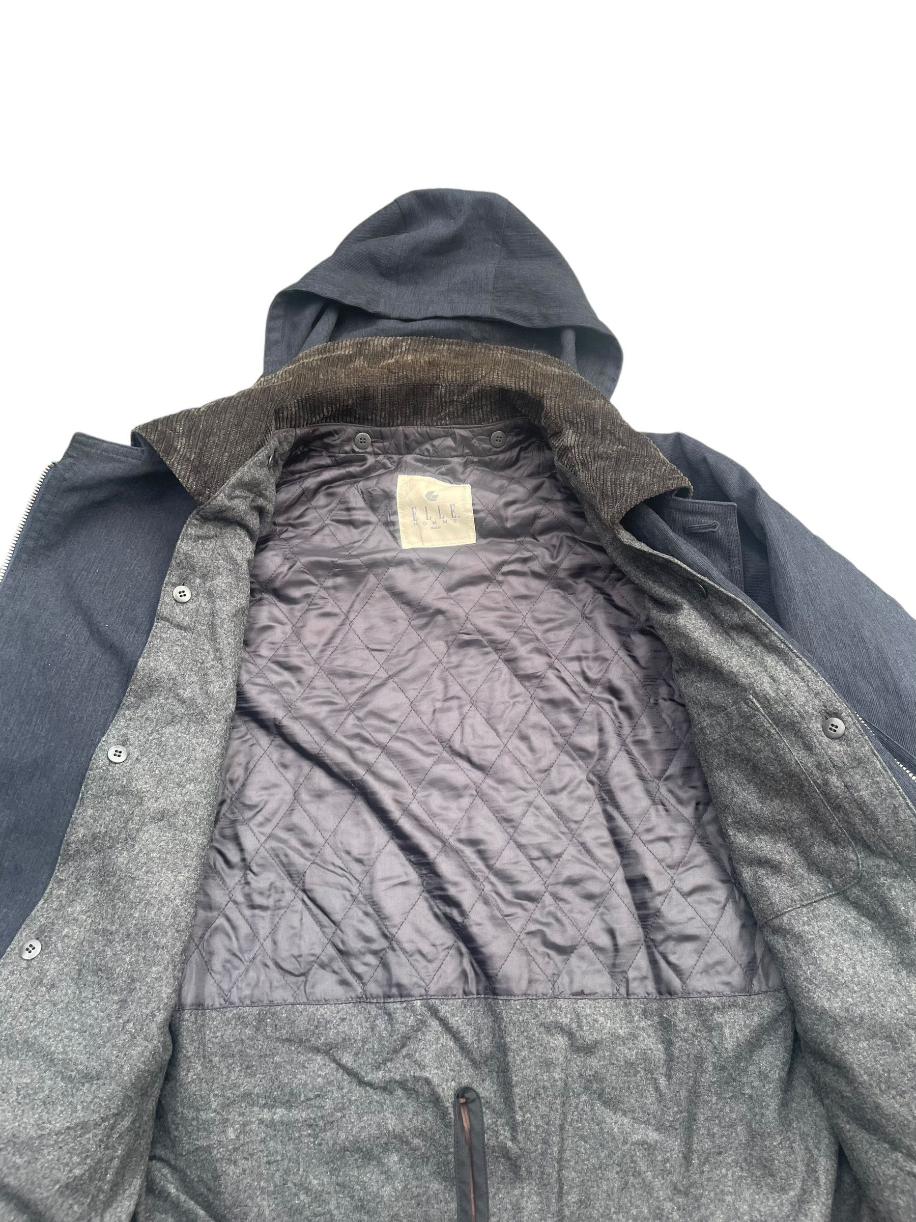 Japanese Brand Elle Homme Paris Parka Jacket Size US M / EU 48-50 / 2 - 4 Thumbnail