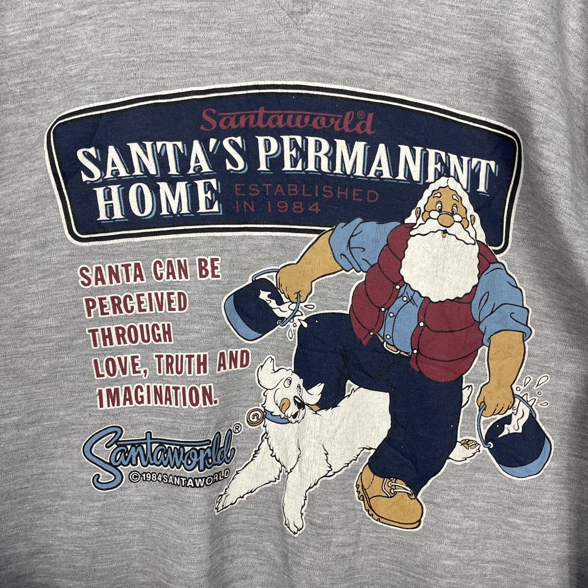 Japanese Brand Santa World Big Print Sweatshirt Size US L / EU 52-54 / 3 - 10 Thumbnail