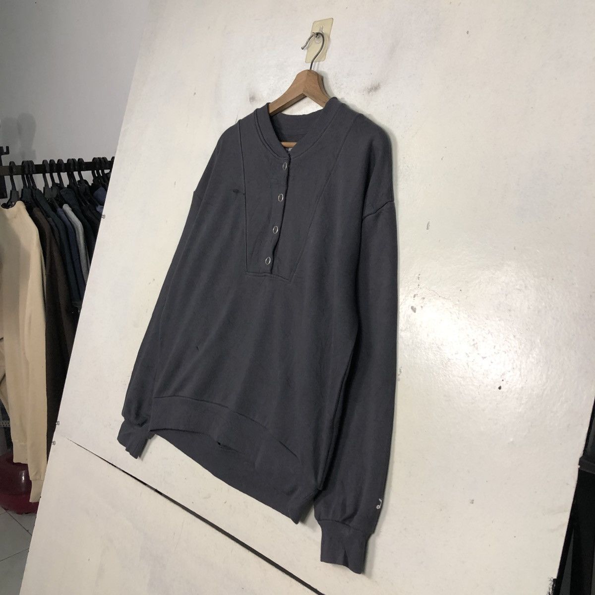 Vintage 📌Vintage Anorak Sweatshirt Snap Button Lee Size US M / EU 48-50 / 2 - 4 Thumbnail