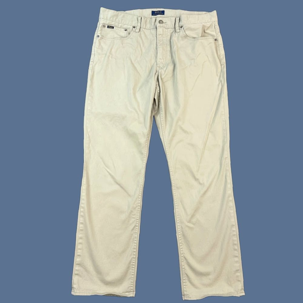 Polo Ralph Lauren Polo Ralph Lauren Pants Mens 36x32 36x30 The Prospect Straight Stretch Chino Size US M / EU 48-50 / 2 - 1 Thumbnail